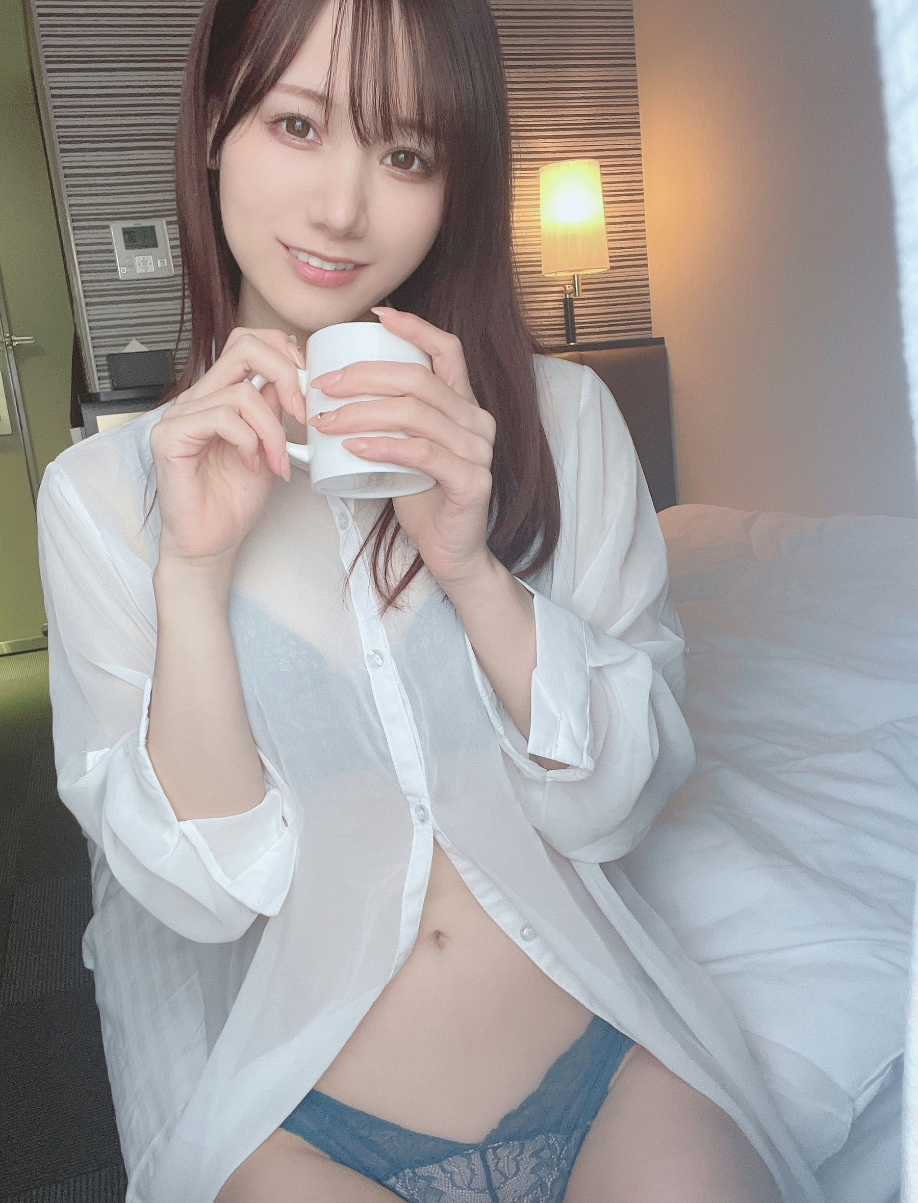 图片[1] - けんけん[fantia] 20220128-透けシャツ×ランジェリー [33P] - 机器猫次元 - 机器猫次元