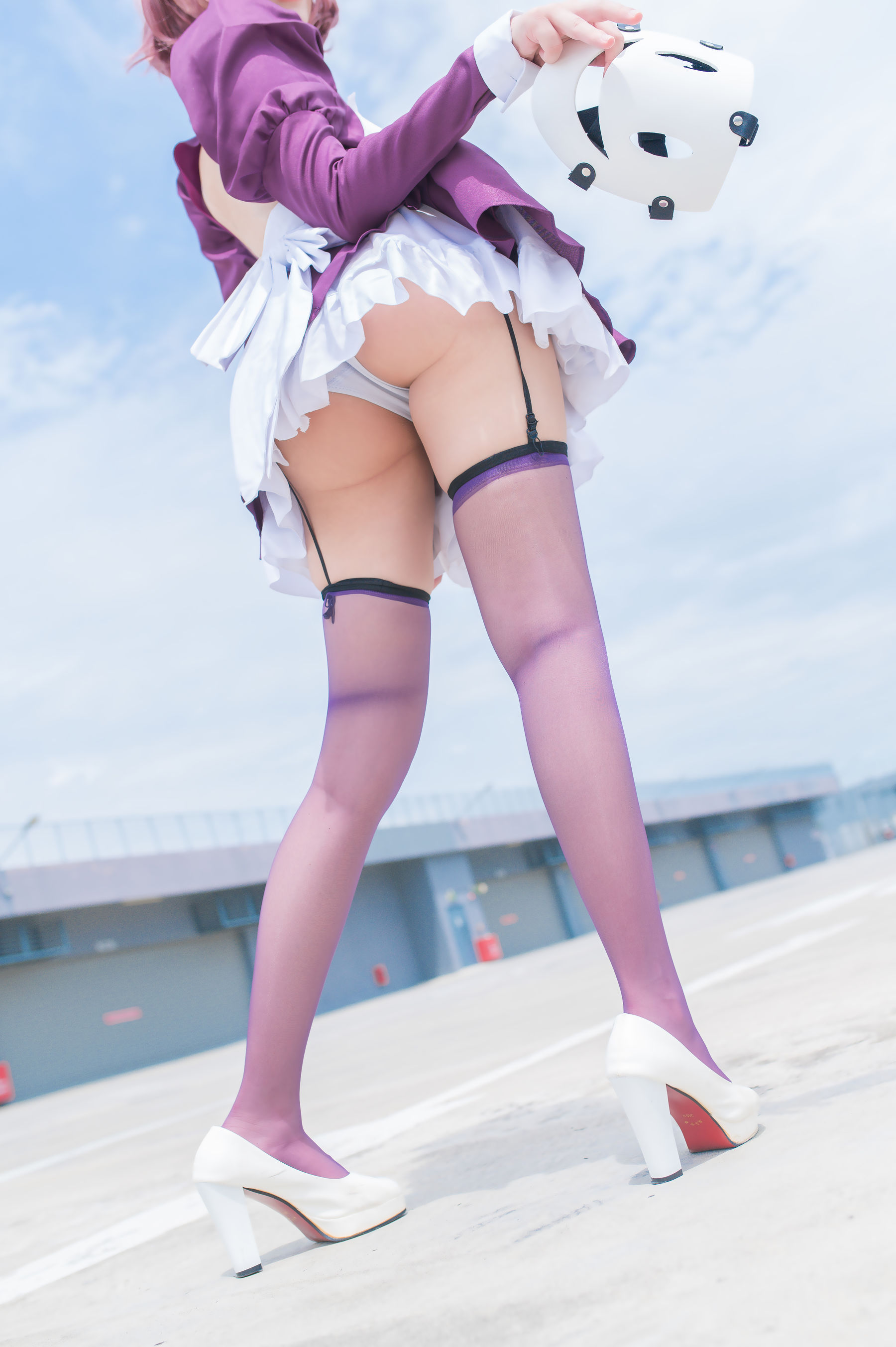 图片[1] - 花リリ - Maid Mask [12P] - 机器猫次元 - 机器猫次元