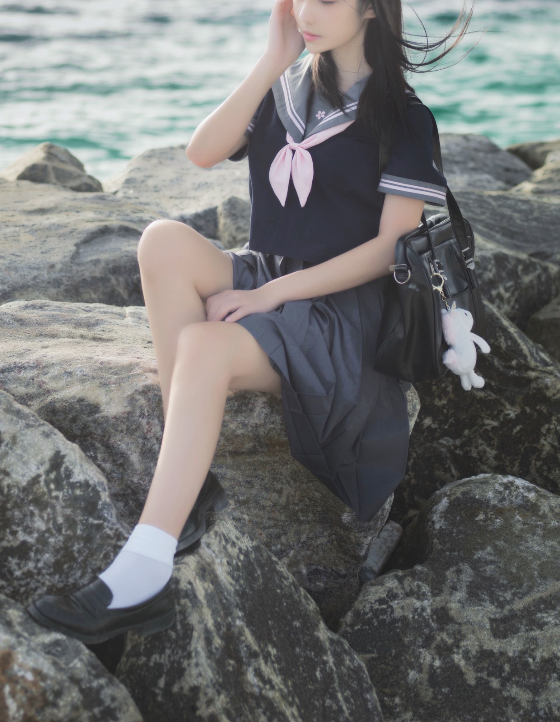 图片[3] - 南桃Momoko - 蓝jk [12P] - 机器猫次元 - 机器猫次元