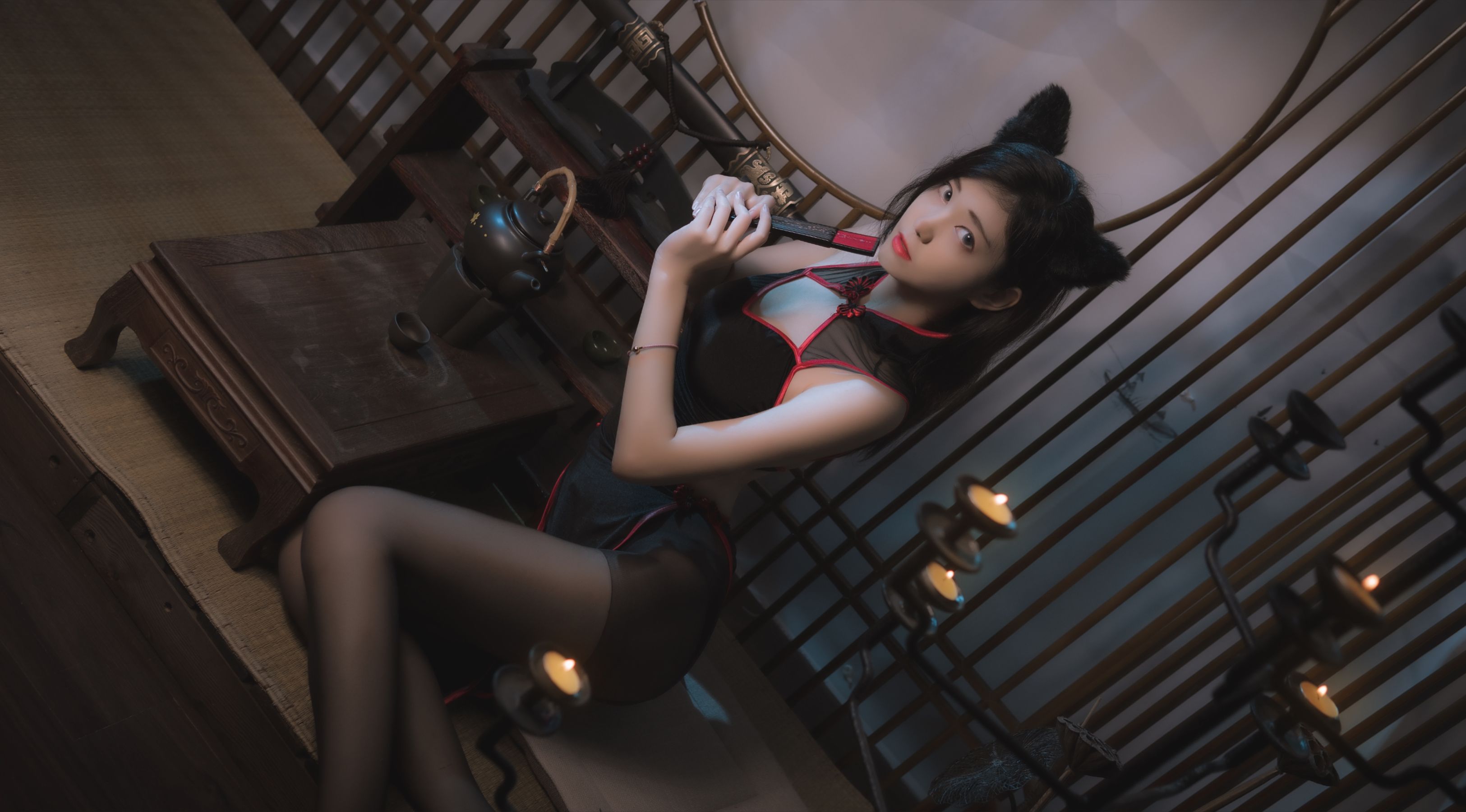 图片[2] - 南桃Momoko 黑旗袍 [25P] - 机器猫次元 - 机器猫次元