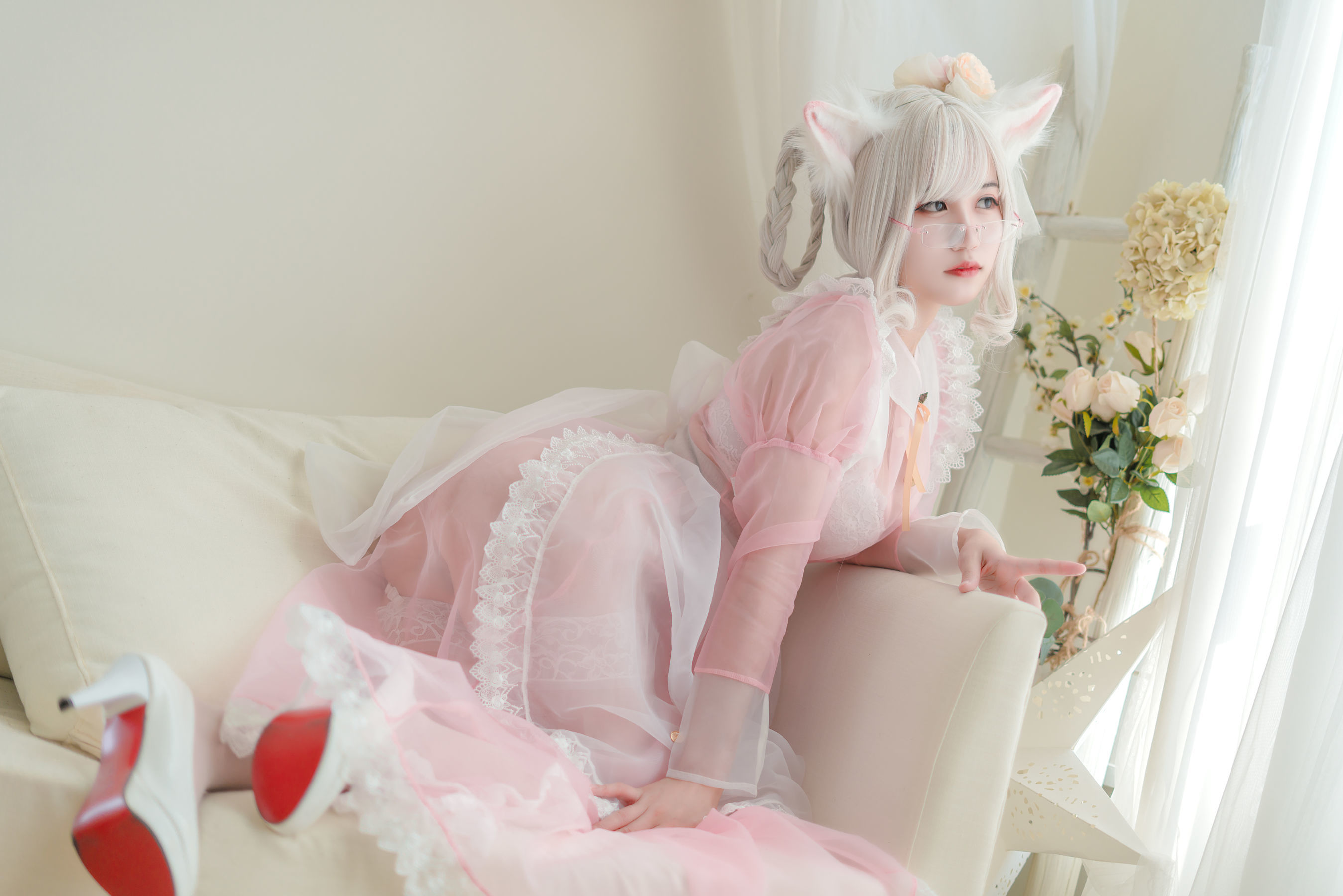 图片[3] - 小仓千代w - 透明粉色女仆 [24P] - 机器猫次元 - 机器猫次元