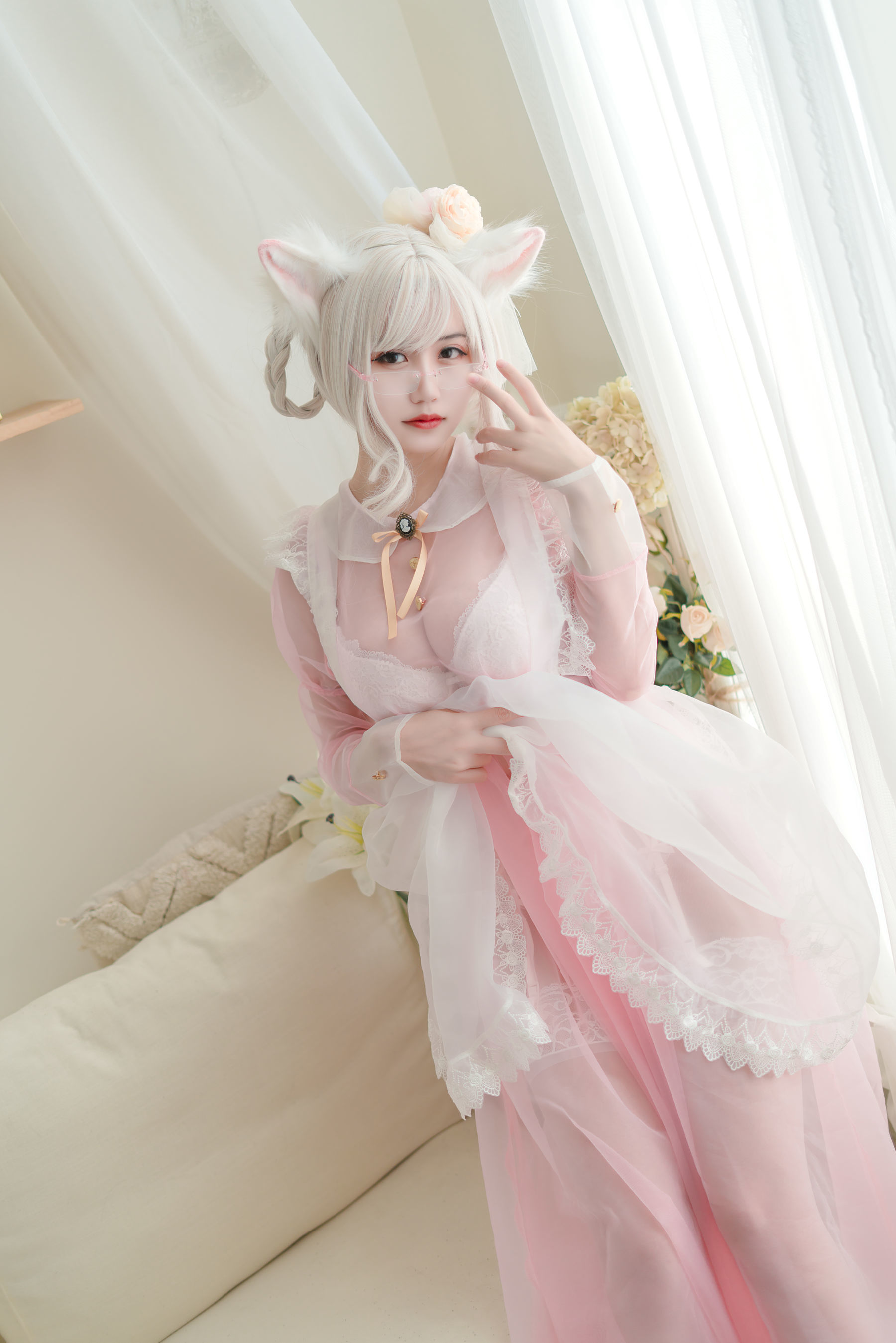 图片[4] - 小仓千代w - 透明粉色女仆 [24P] - 机器猫次元 - 机器猫次元