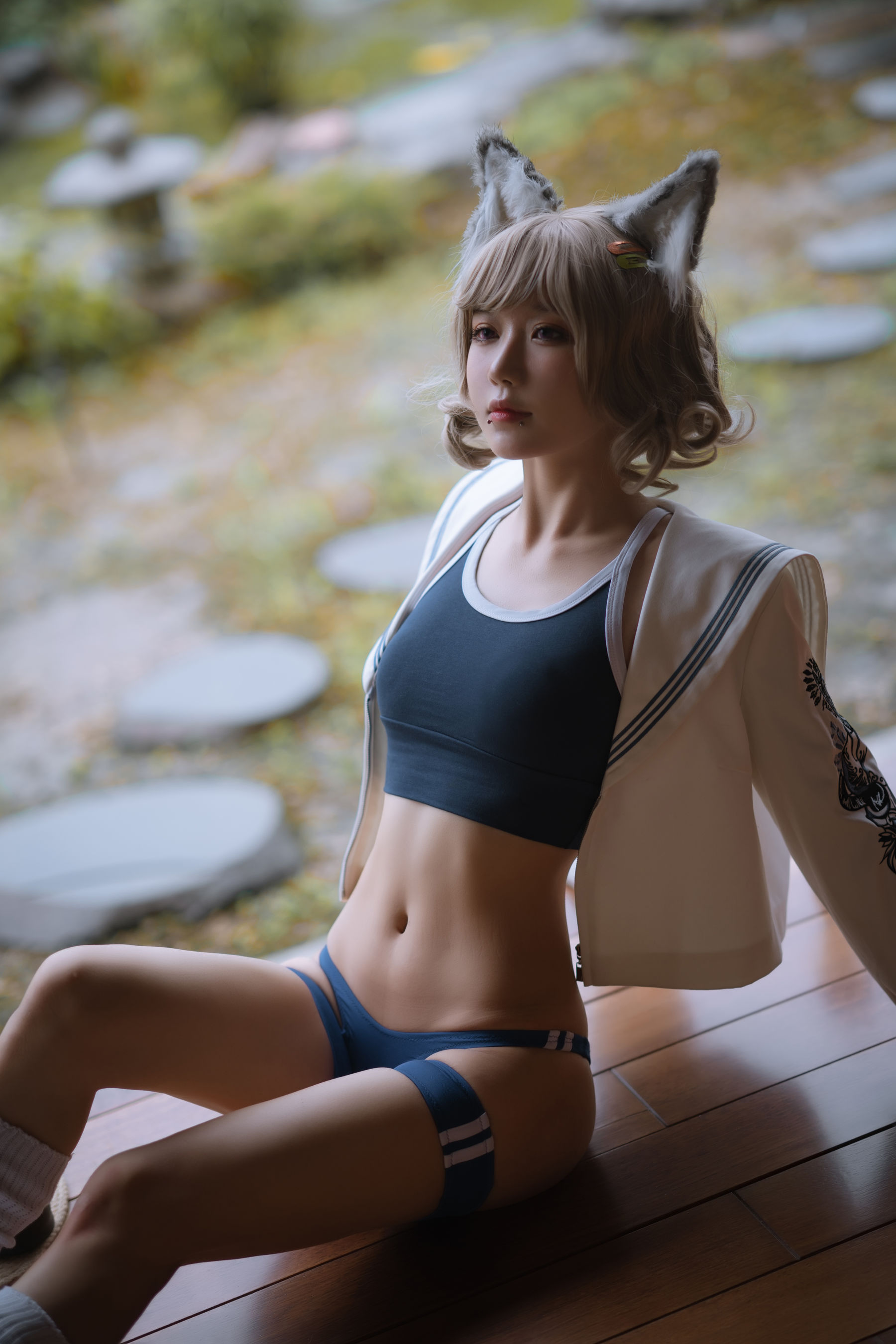 图片[2] - 阿包也是兔娘 - X型体操服 [30P] - 机器猫次元 - 机器猫次元