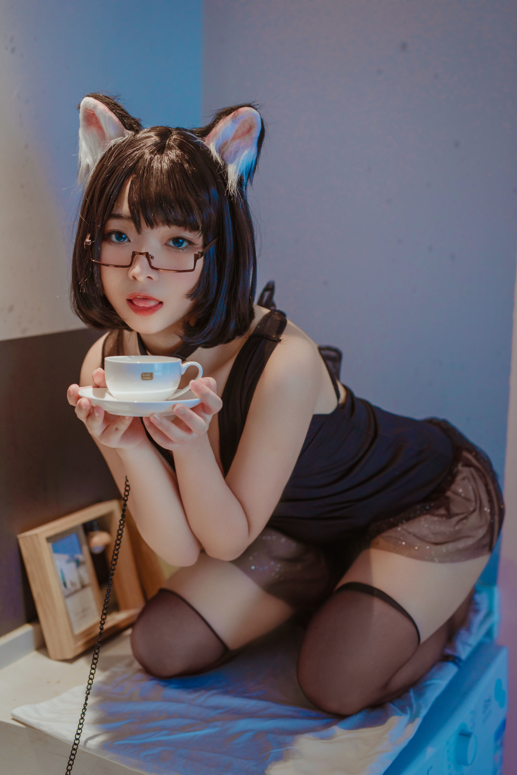 图片[4] - yuuhui玉汇 - 猫猫头黑裙子 [10P] - 机器猫次元 - 机器猫次元