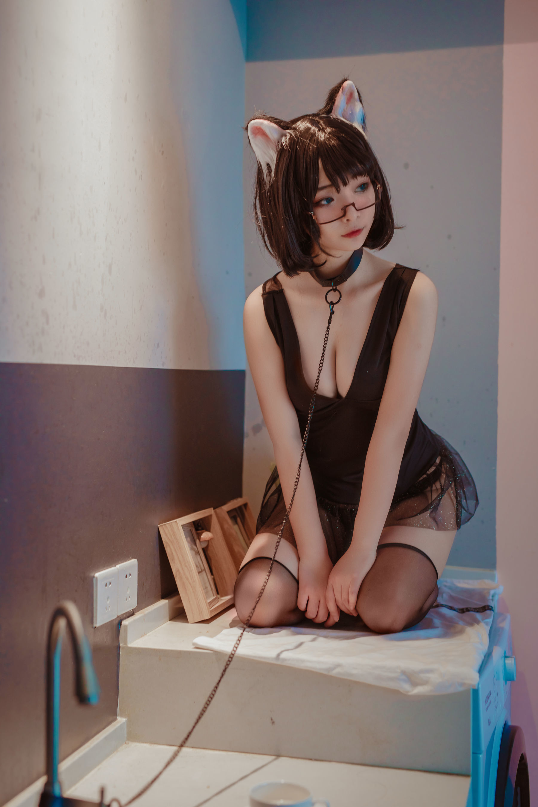 图片[5] - yuuhui玉汇 - 猫猫头黑裙子 [10P] - 机器猫次元 - 机器猫次元