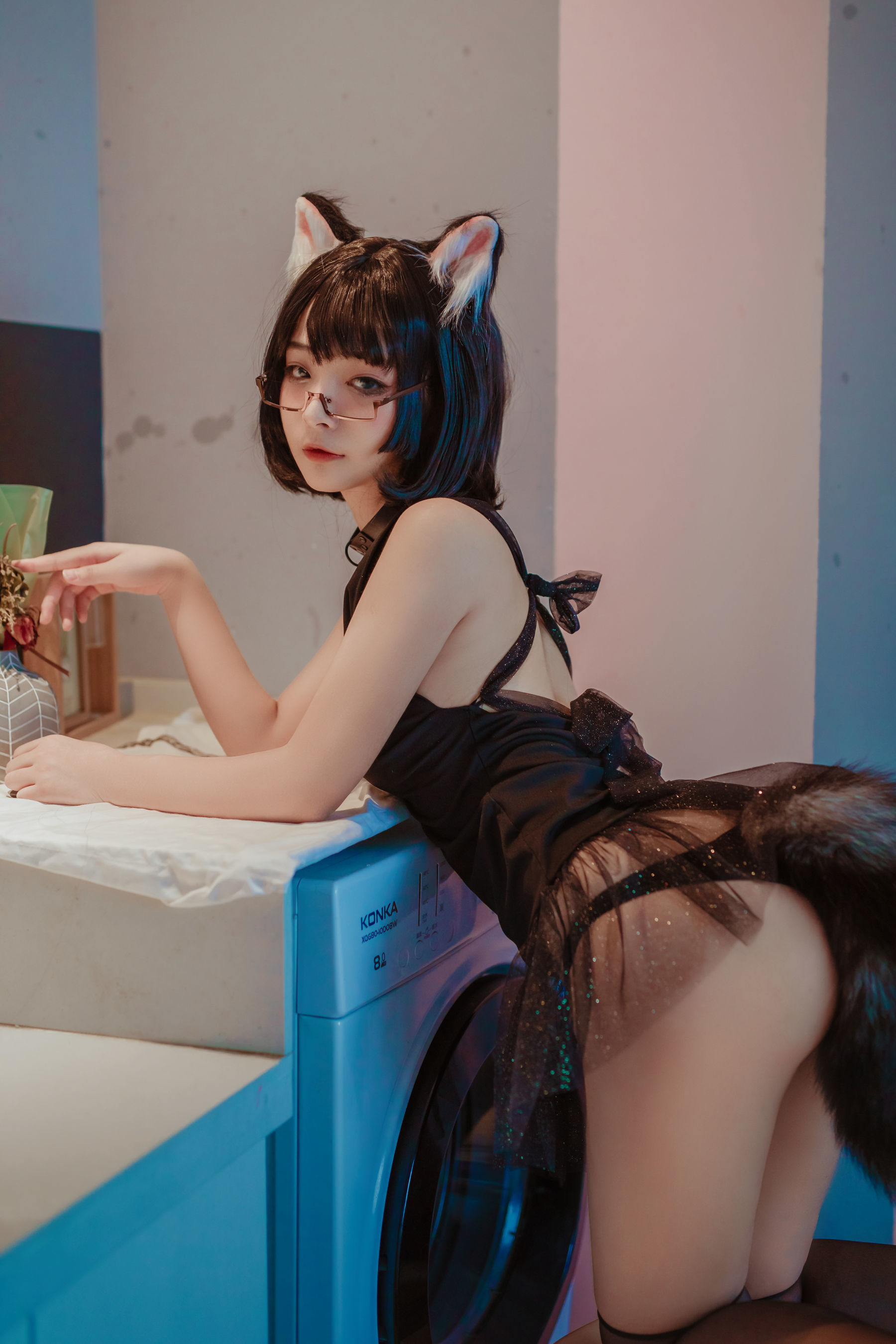 图片[7] - yuuhui玉汇 - 猫猫头黑裙子 [10P] - 机器猫次元 - 机器猫次元