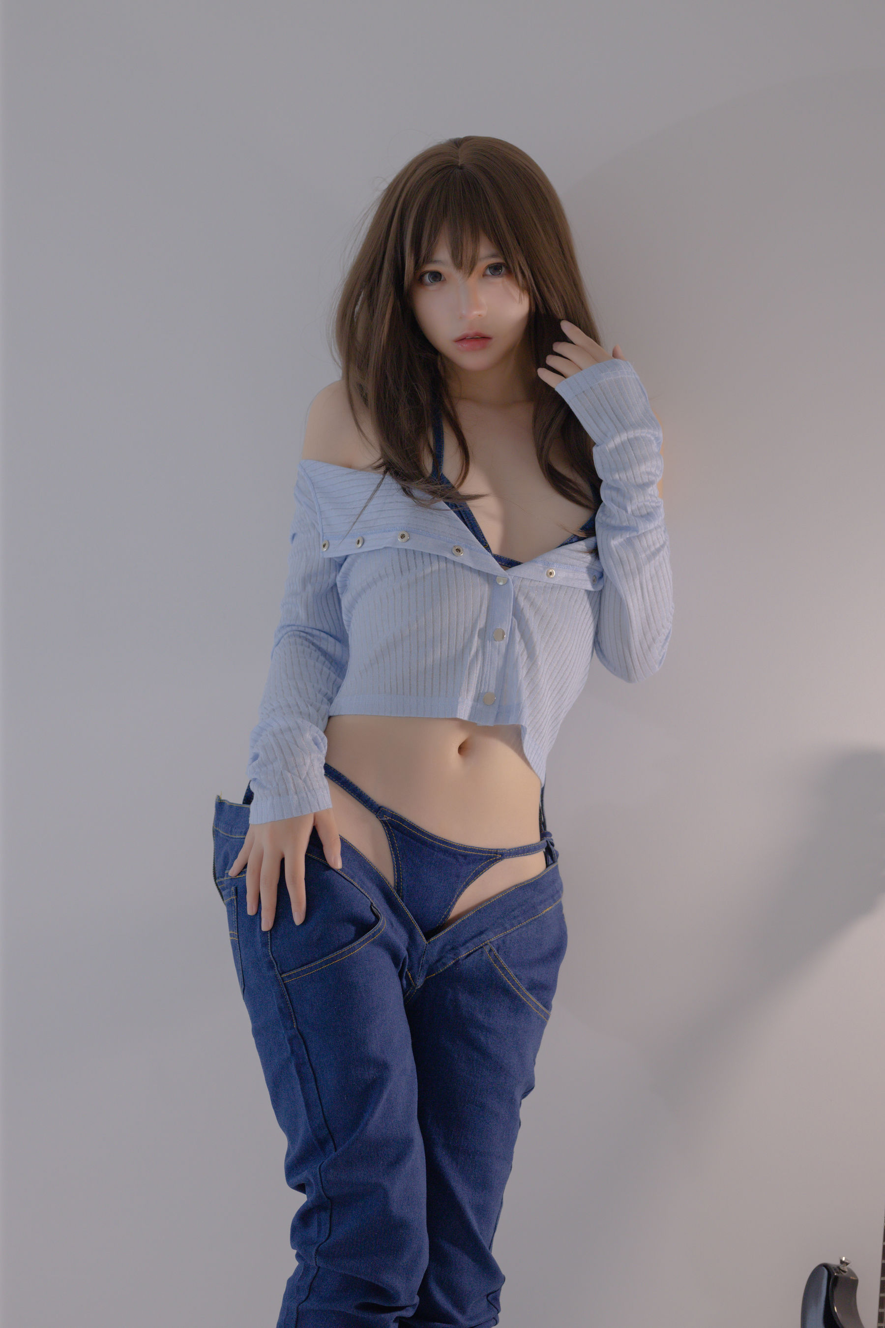 图片[1] - 疯猫ss - 2022夏日限定 吉他妹妹 牛仔裤 [20P] - 机器猫次元 - 机器猫次元