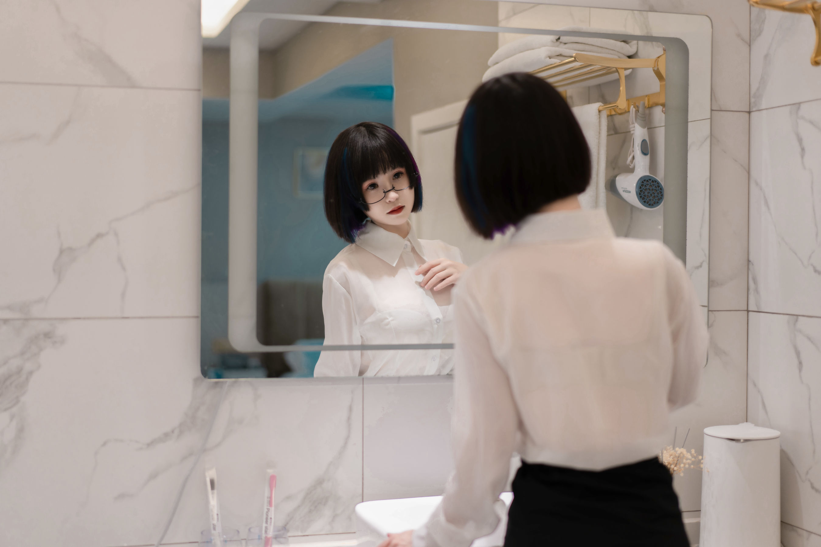 图片[3] - 晕崽Zz - 迷情小秘 [36P] - 机器猫次元 - 机器猫次元