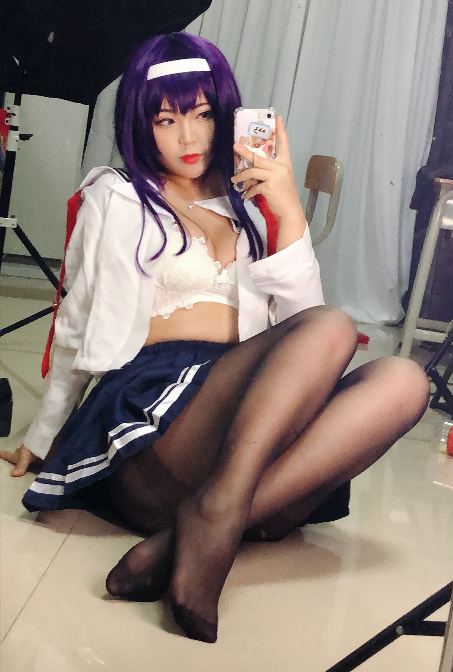 图片[8] - 白烨 - 学姐校服 [26P] - 机器猫次元 - 机器猫次元