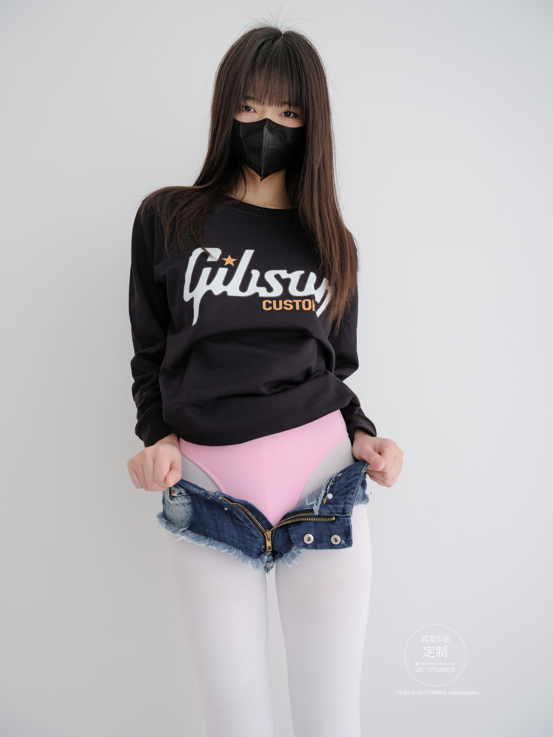 图片[8] - [紧急企划] EX-001 见希w 白丝牛仔短裤 [79P] - 机器猫次元 - 机器猫次元