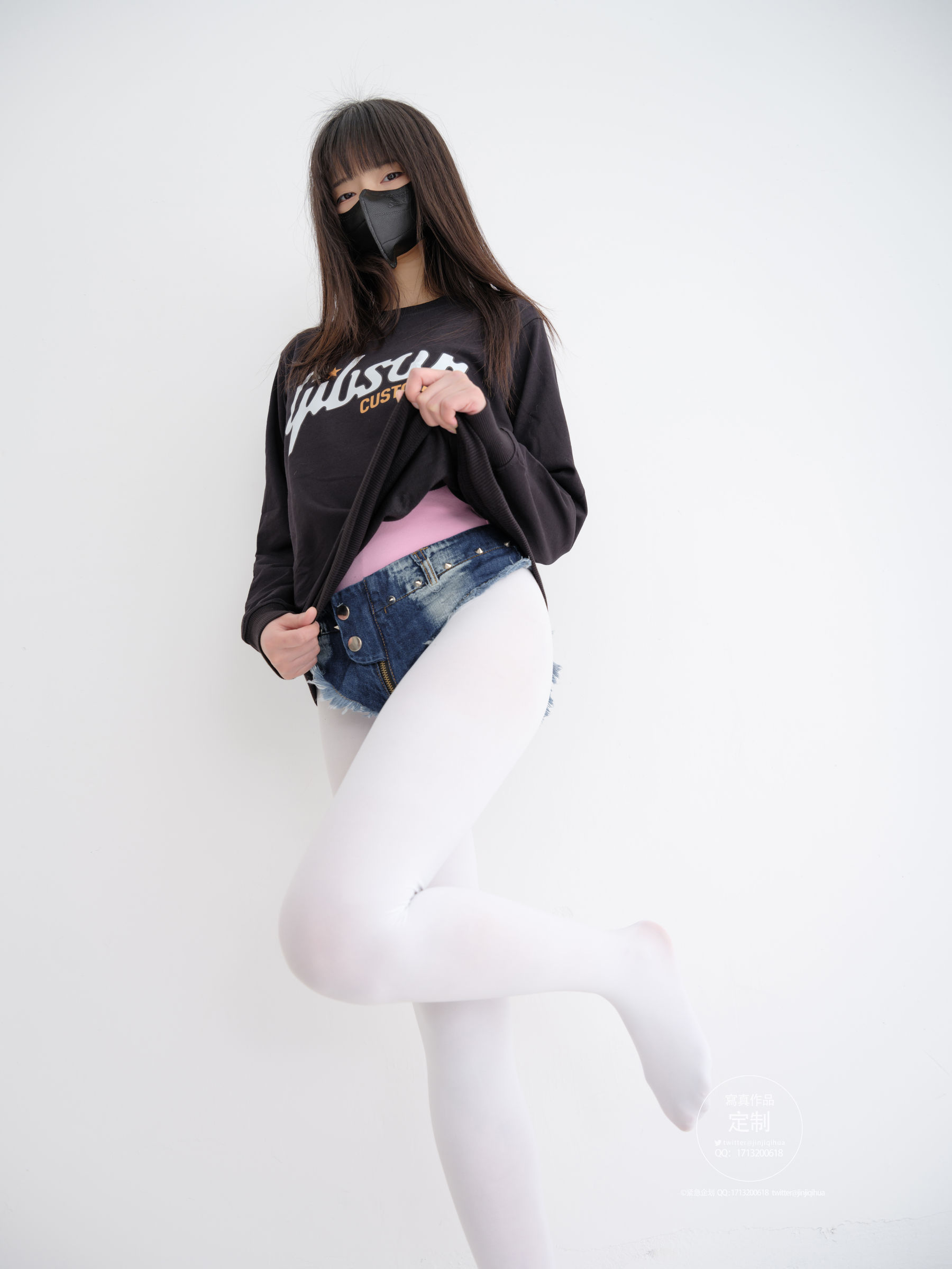 图片[6] - [紧急企划] EX-001 见希w 白丝牛仔短裤 [79P] - 机器猫次元 - 机器猫次元