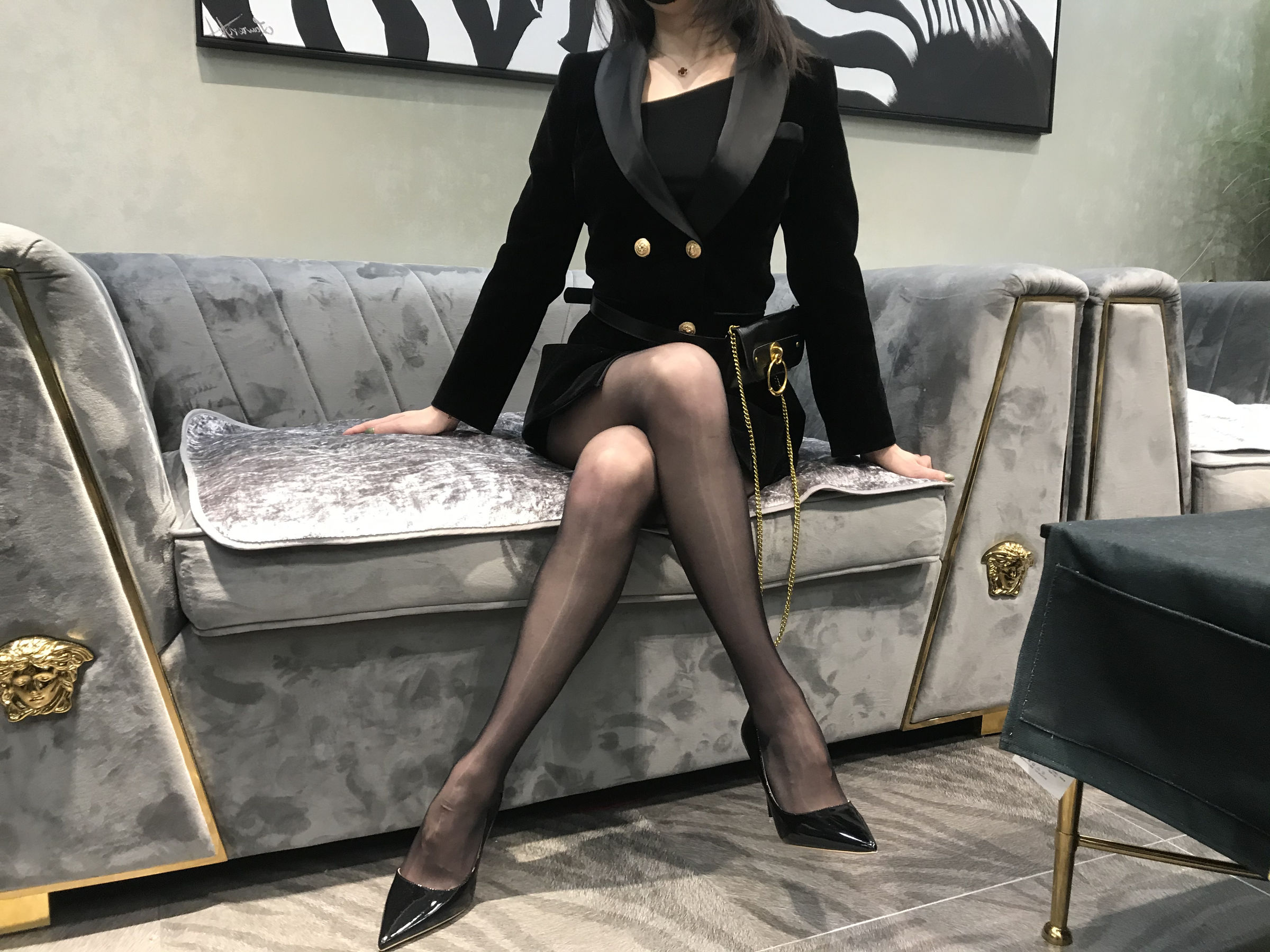 图片[6] - 麋鹿_Monroe 2020.03.15 会所黑丝 [18P] - 机器猫次元 - 机器猫次元