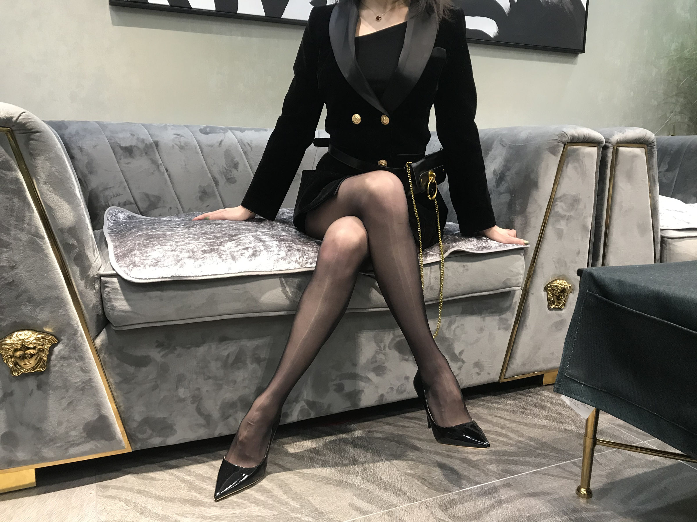 图片[5] - 麋鹿_Monroe 2020.03.15 会所黑丝 [18P] - 机器猫次元 - 机器猫次元