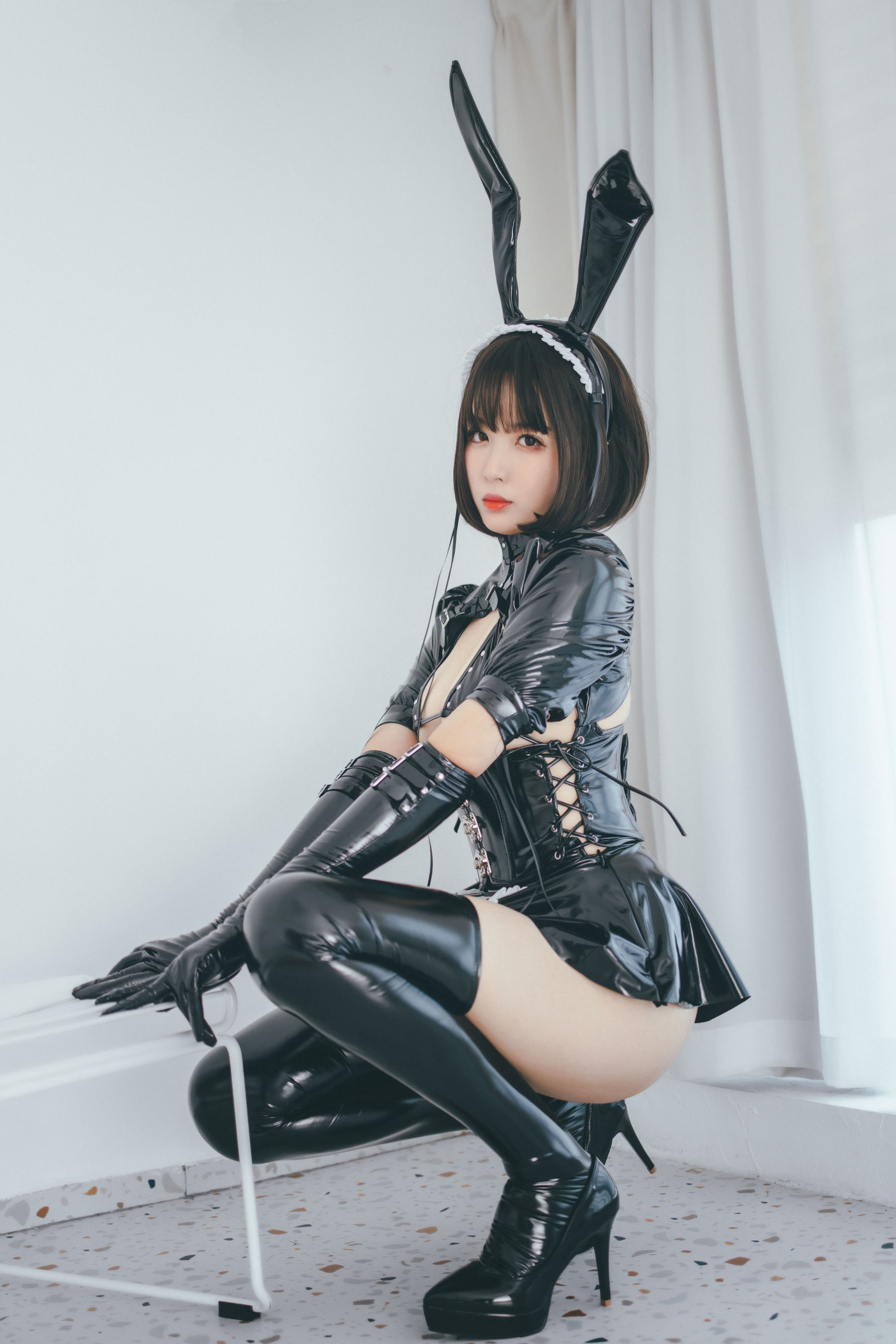 图片[1] - 轩萧学姐 - 兔女郎女仆 [52P] - 机器猫次元 - 机器猫次元