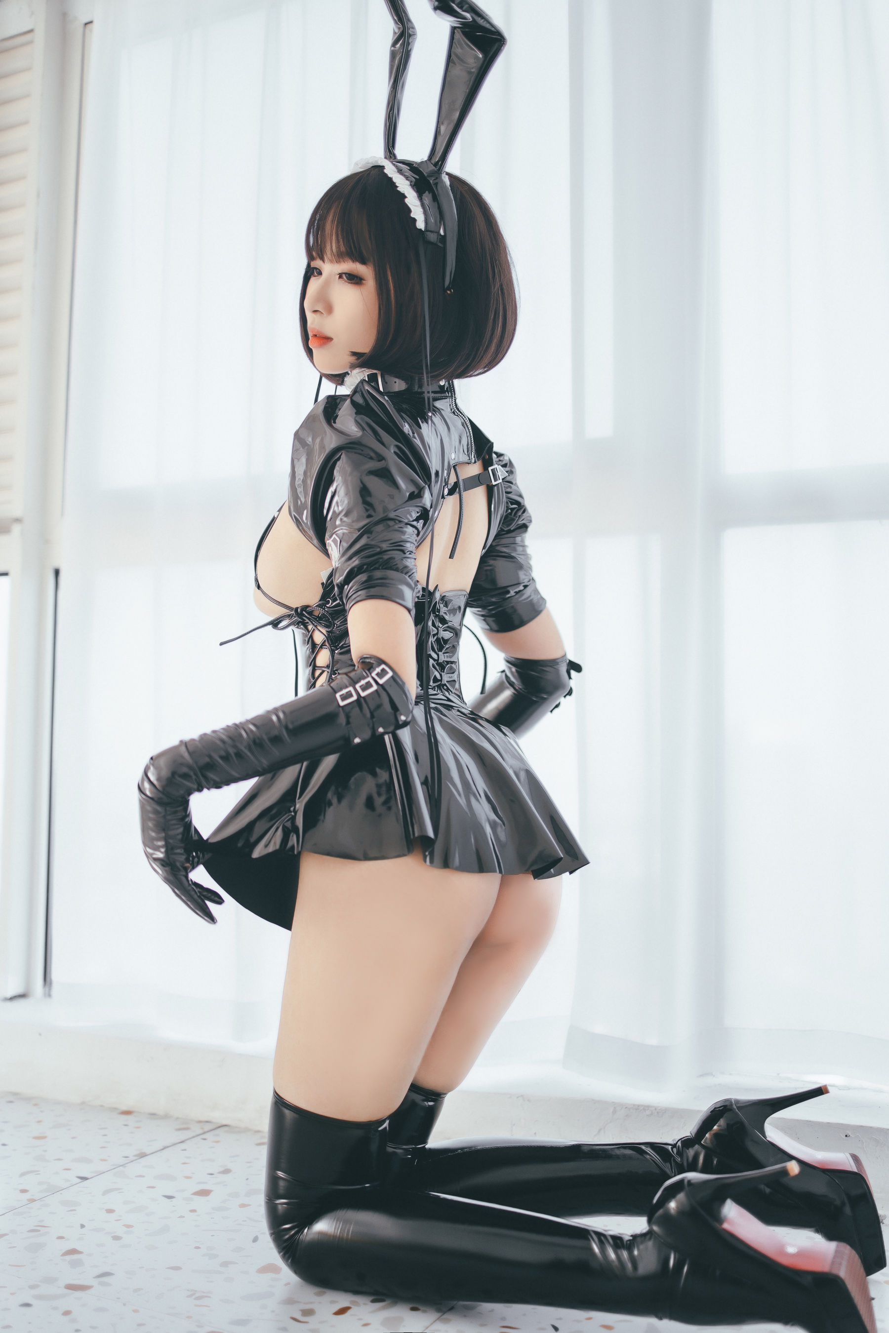 图片[5] - 轩萧学姐 - 兔女郎女仆 [52P] - 机器猫次元 - 机器猫次元