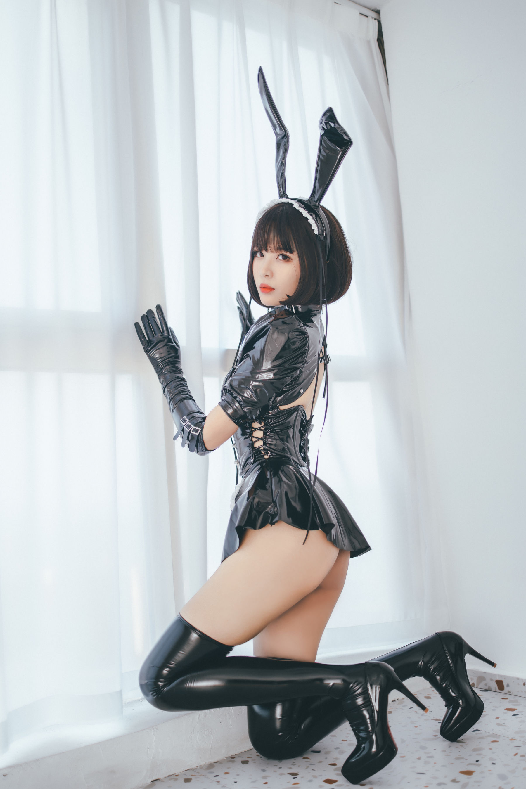 图片[3] - 轩萧学姐 - 兔女郎女仆 [52P] - 机器猫次元 - 机器猫次元