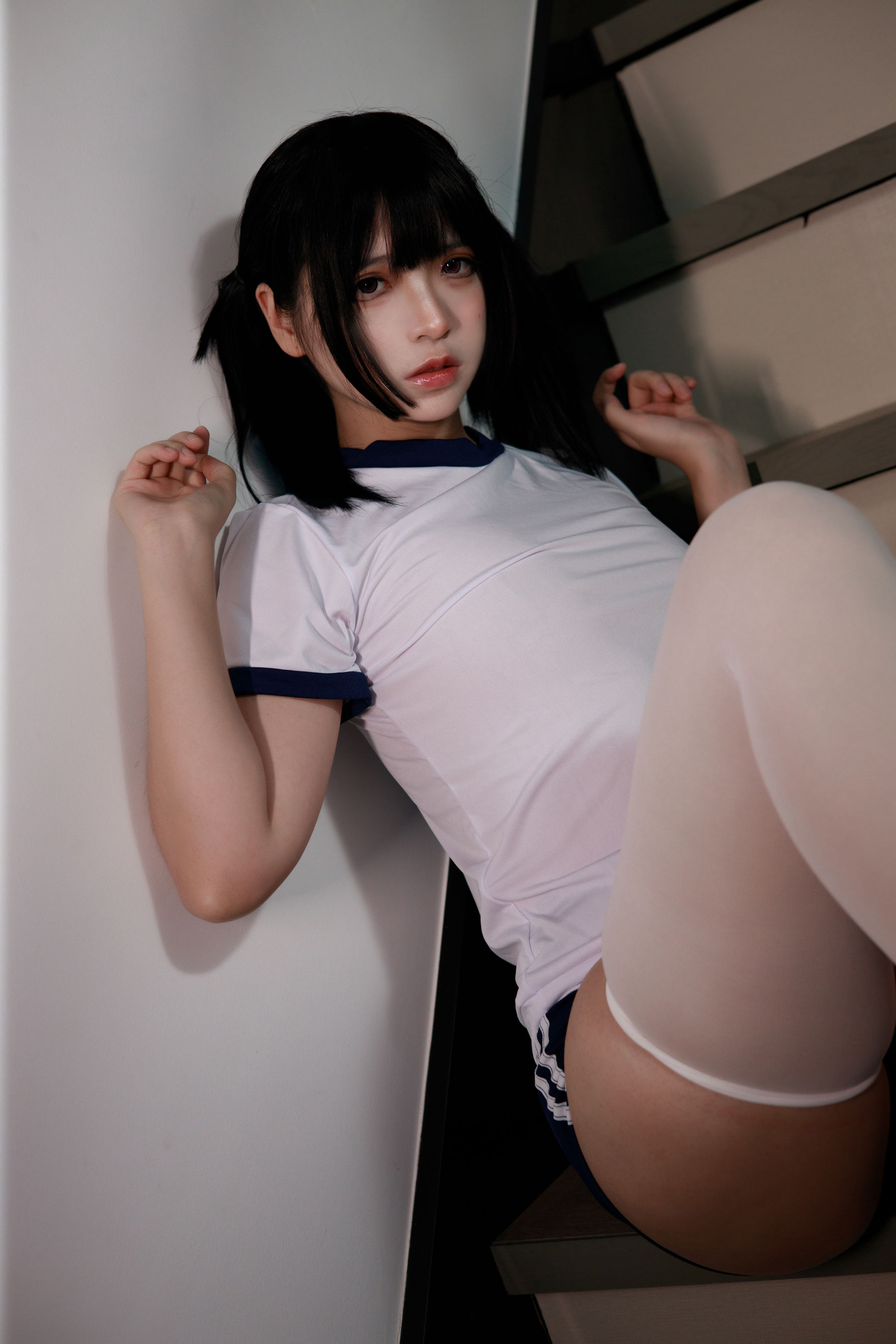 图片[4] - 疯猫ss - 白色情人节福袋 体操服 [40P] - 机器猫次元 - 机器猫次元