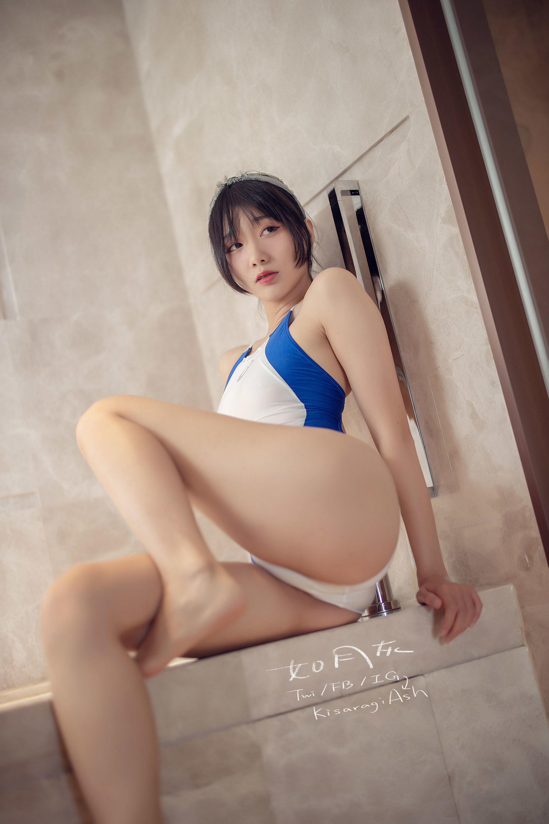 图片[8] - 如月灰 蓝白竞泳 [40P] - 机器猫次元 - 机器猫次元