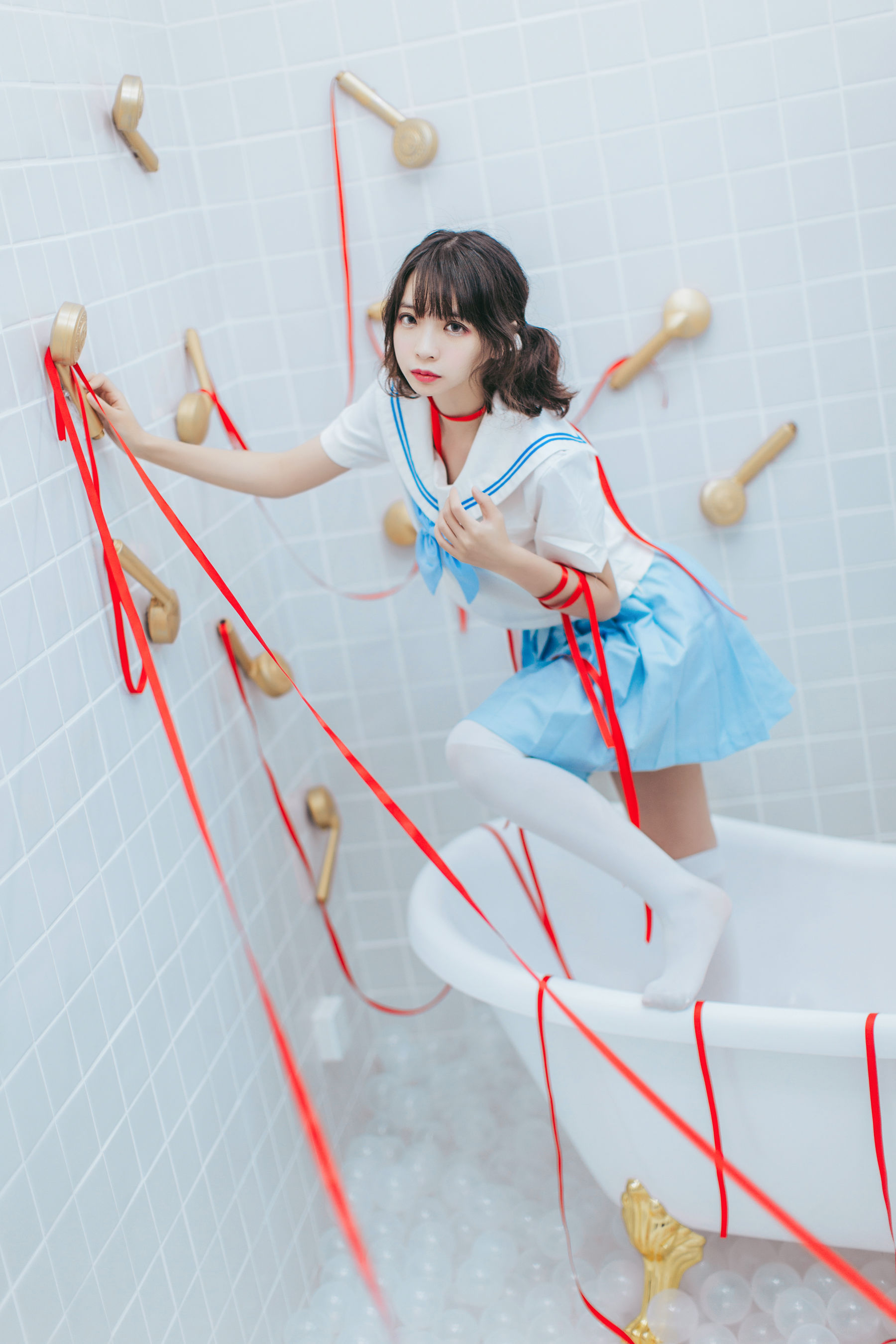 图片[7] - 疯猫ss - 浴室JK [21P] - 机器猫次元 - 机器猫次元