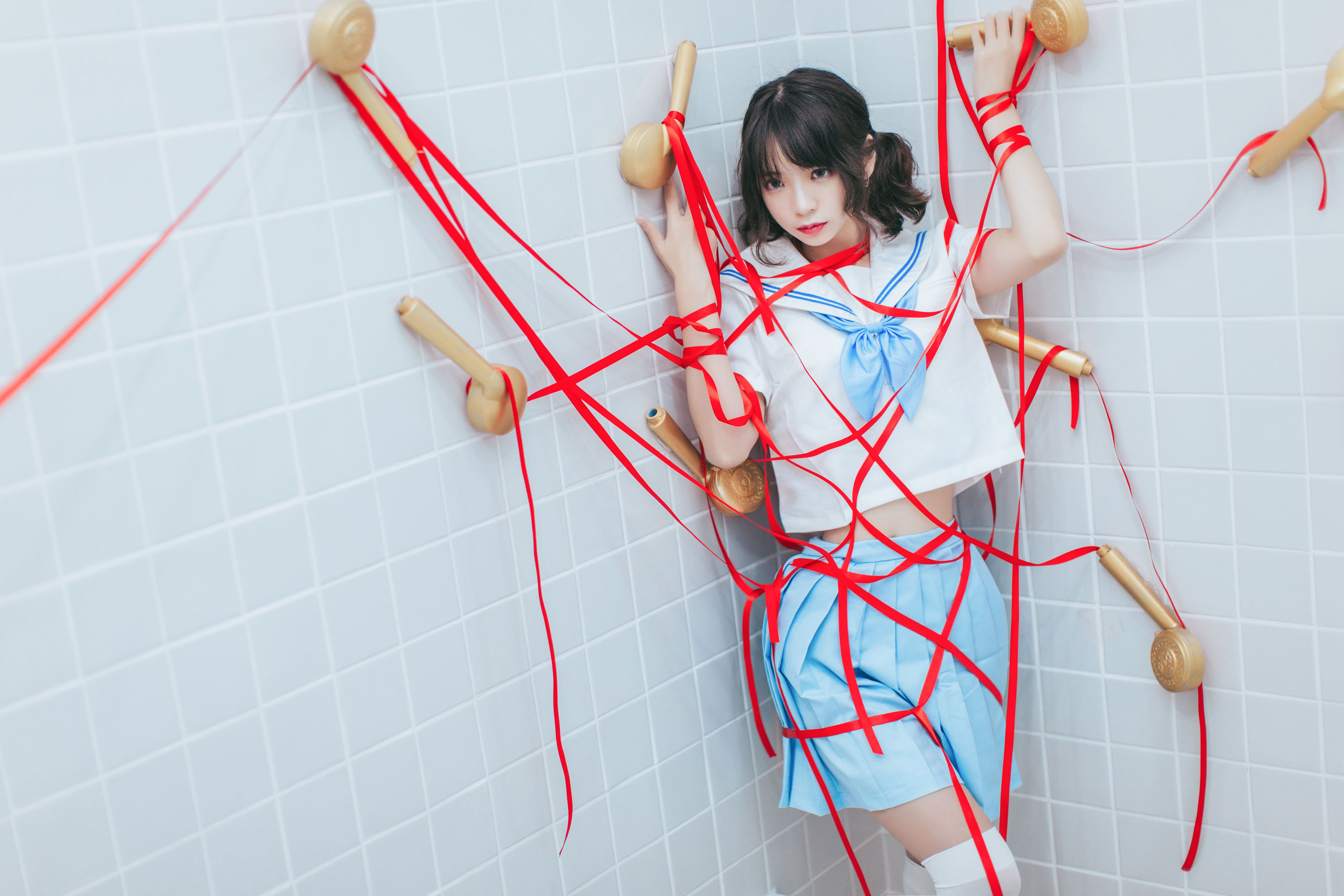 图片[3] - 疯猫ss - 浴室JK [21P] - 机器猫次元 - 机器猫次元
