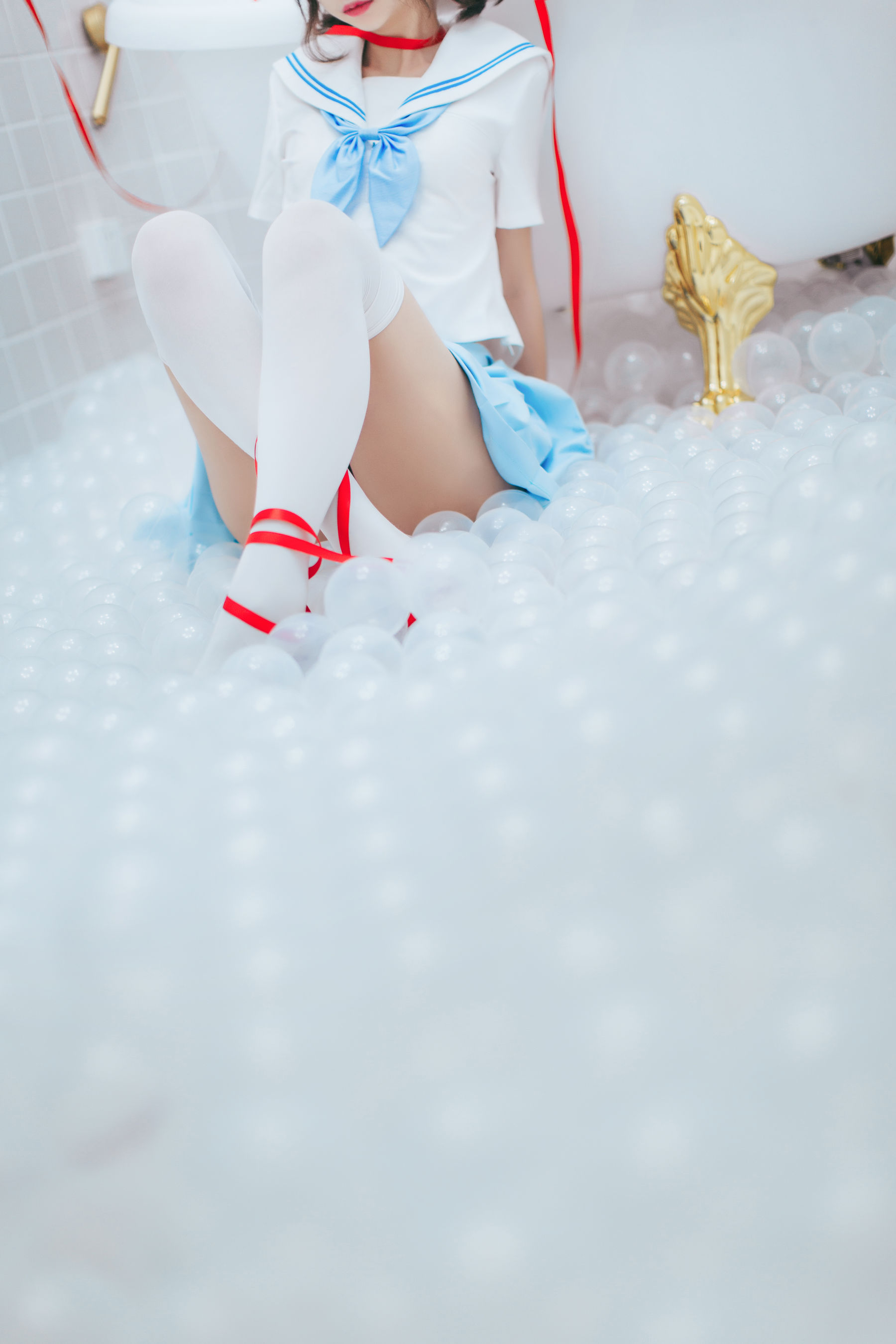图片[4] - 疯猫ss - 浴室JK [21P] - 机器猫次元 - 机器猫次元