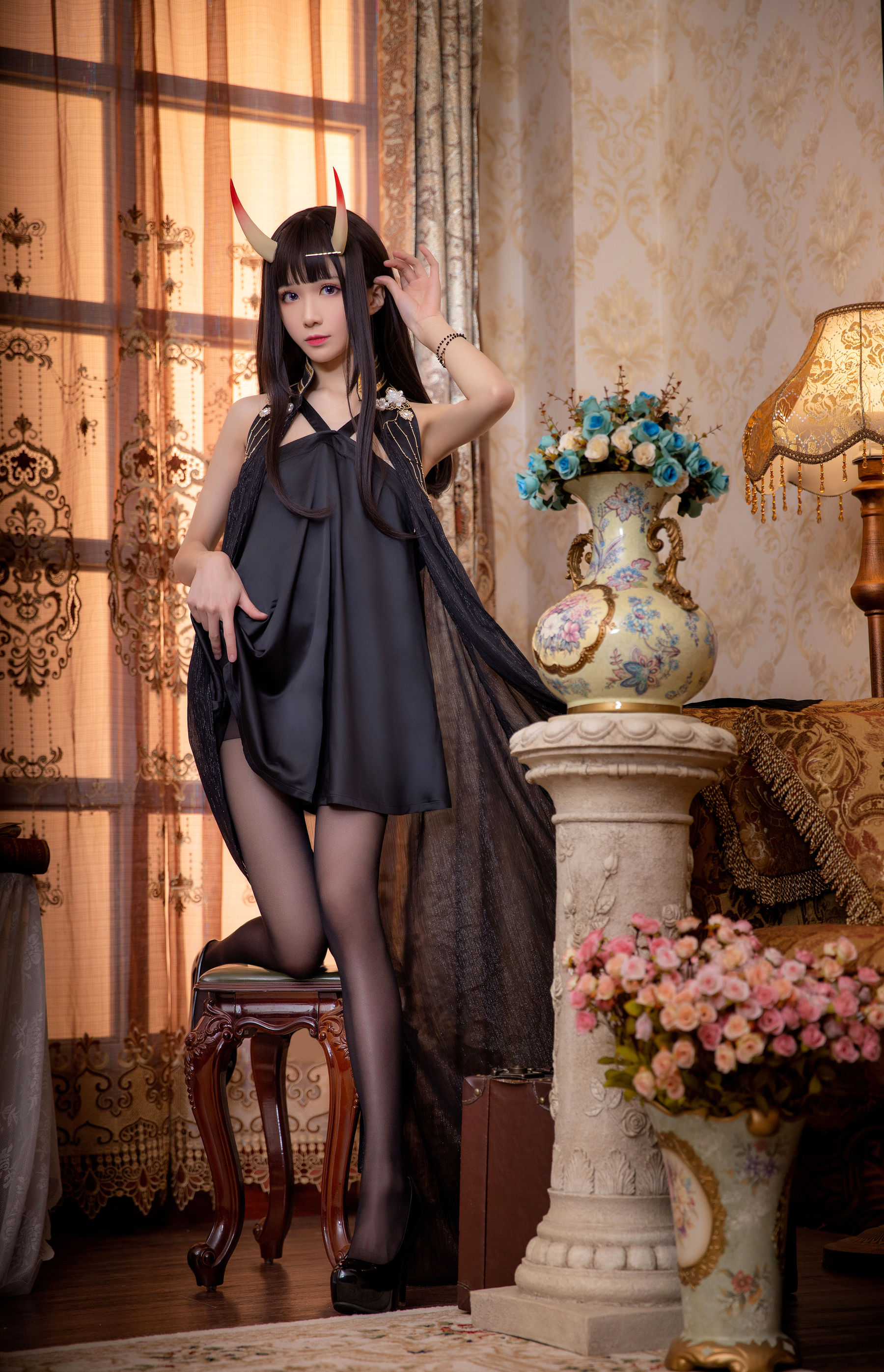 图片[1] - Tomoyo酱 - 碧蓝 能代礼服 [12P] - 机器猫次元 - 机器猫次元