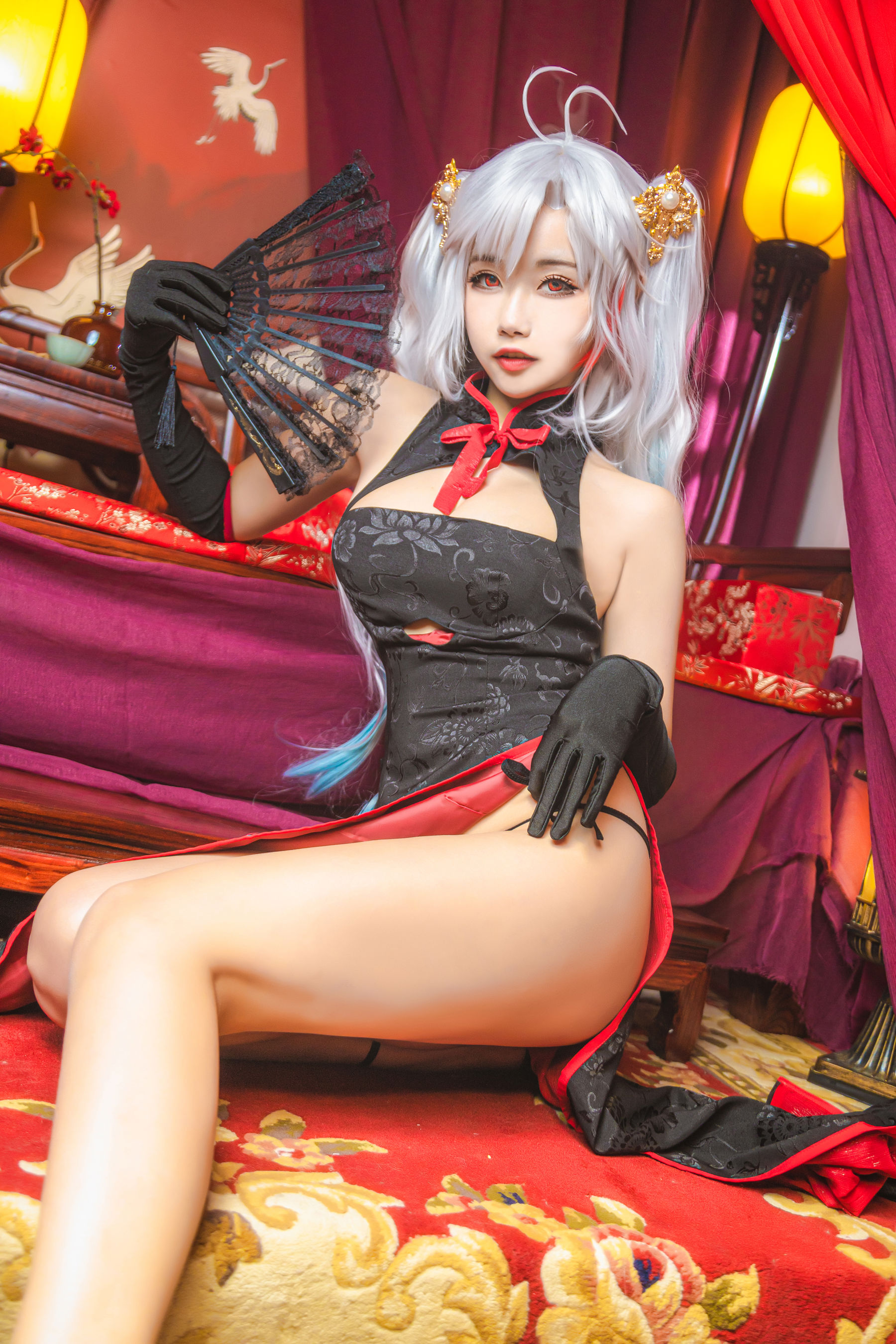 图片[8] - Momoko葵葵 - 欧根之旗袍 [20P] - 机器猫次元 - 机器猫次元