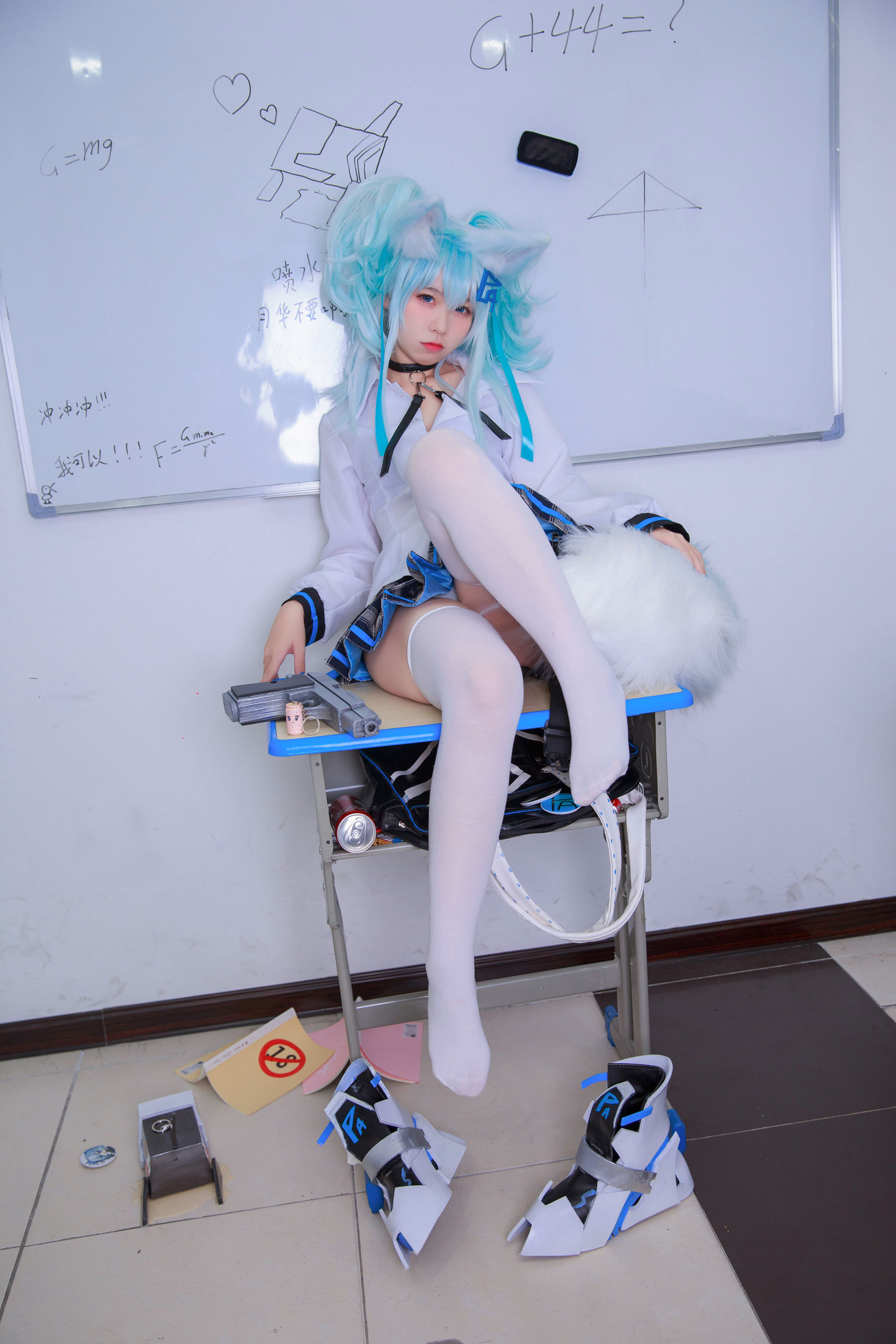 图片[5] - G44不会受伤 - 少女前线 PA15校服 [33P] - 机器猫次元 - 机器猫次元