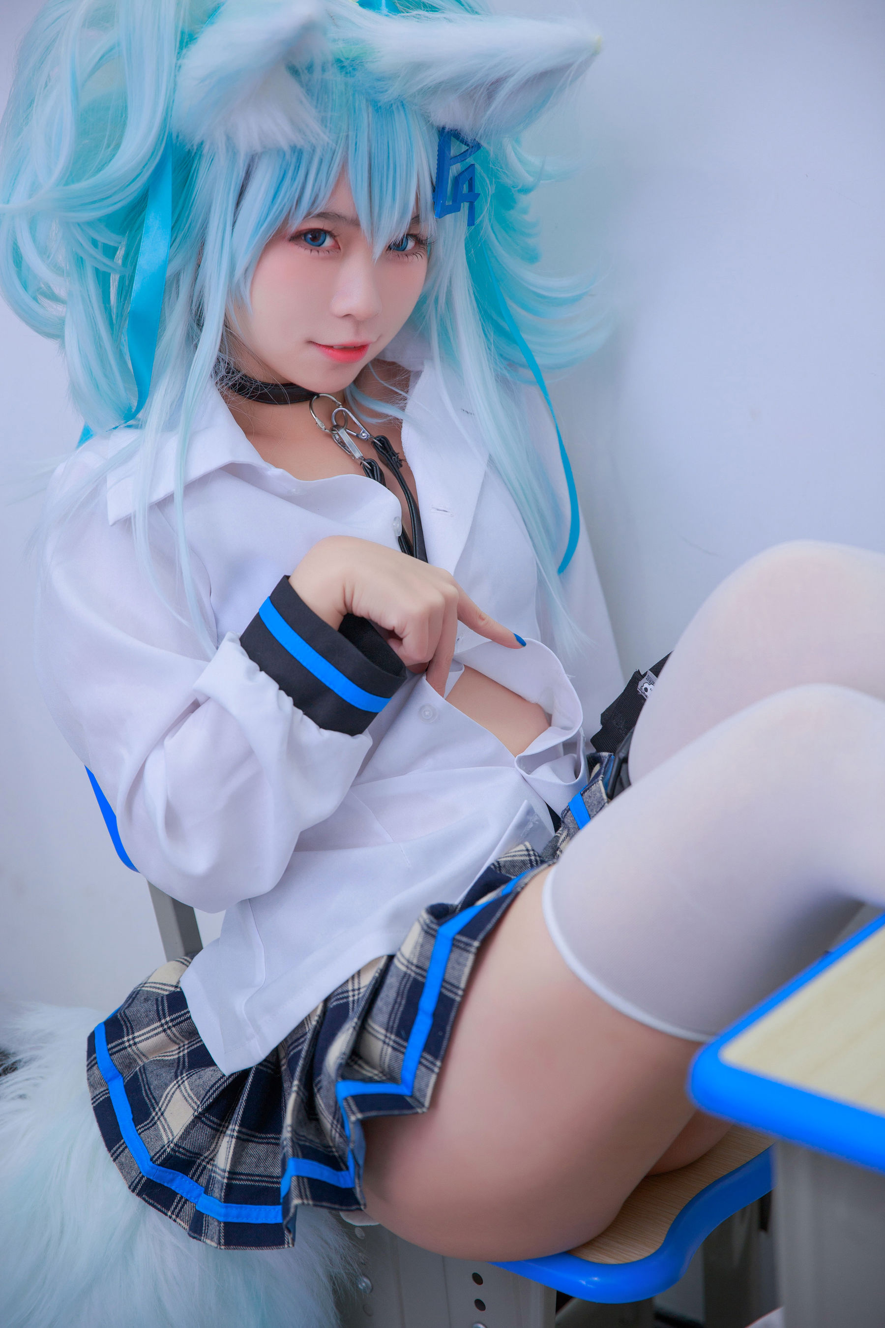 图片[7] - G44不会受伤 - 少女前线 PA15校服 [33P] - 机器猫次元 - 机器猫次元