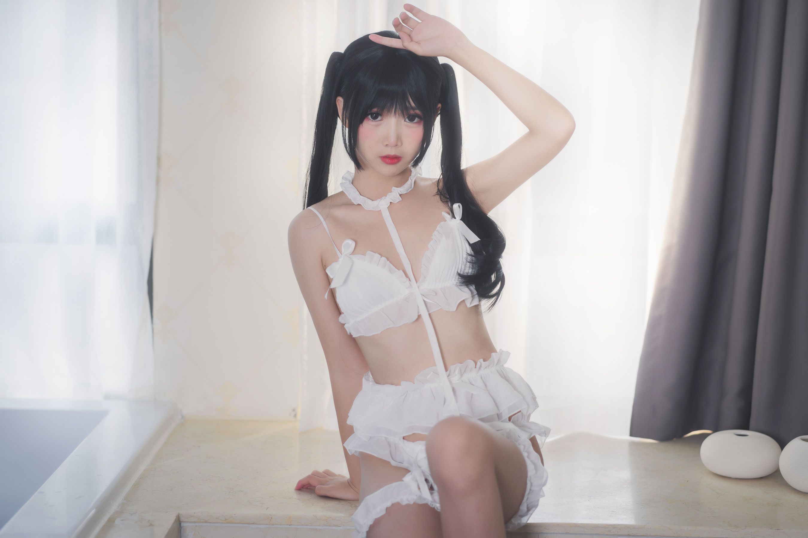 图片[1] - 面饼仙儿 - 脑内少女 白内衣 [17P] - 机器猫次元 - 机器猫次元