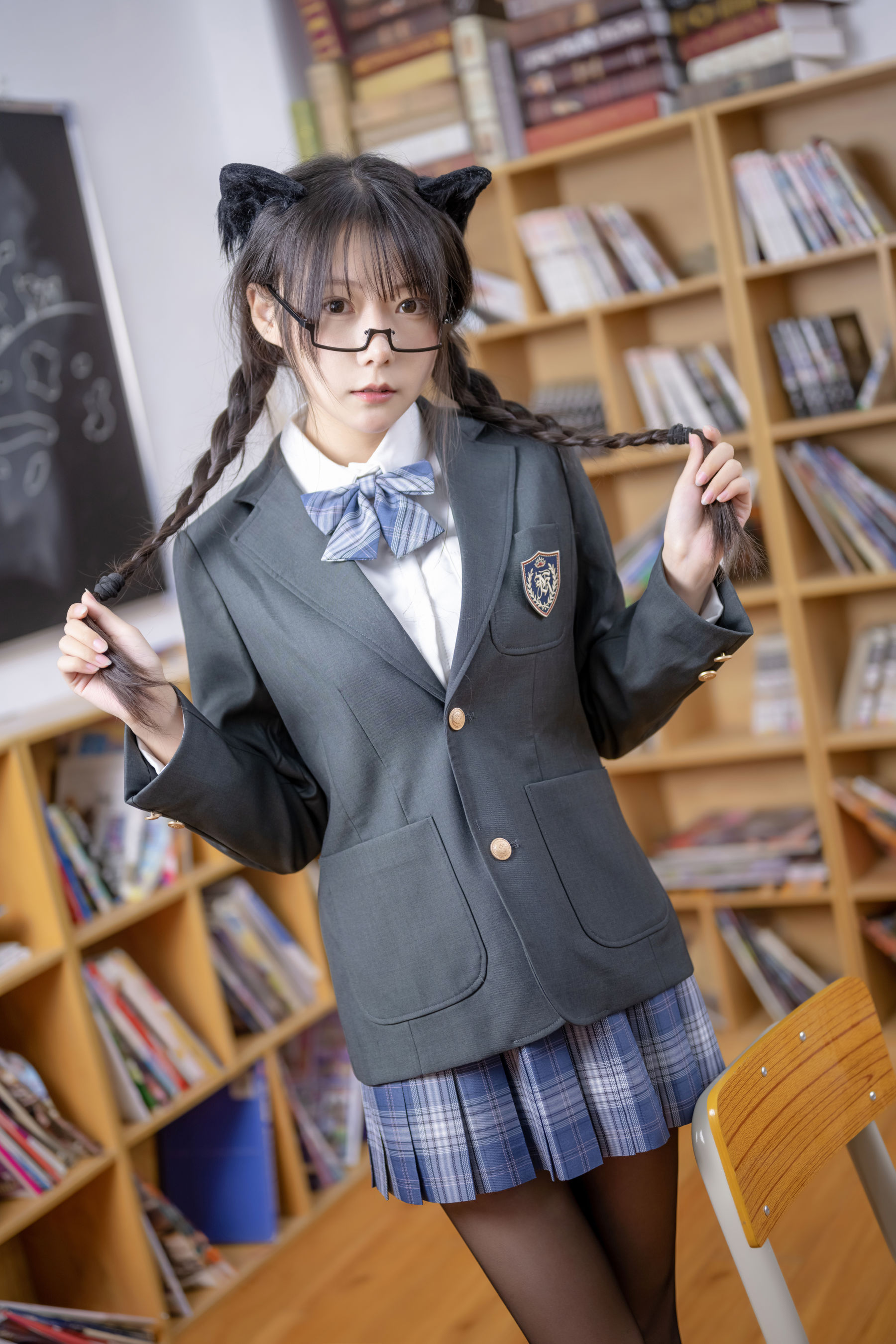 图片[1] - 香草喵露露 - 小露乱撞 JK制服 [35P] - 机器猫次元 - 机器猫次元