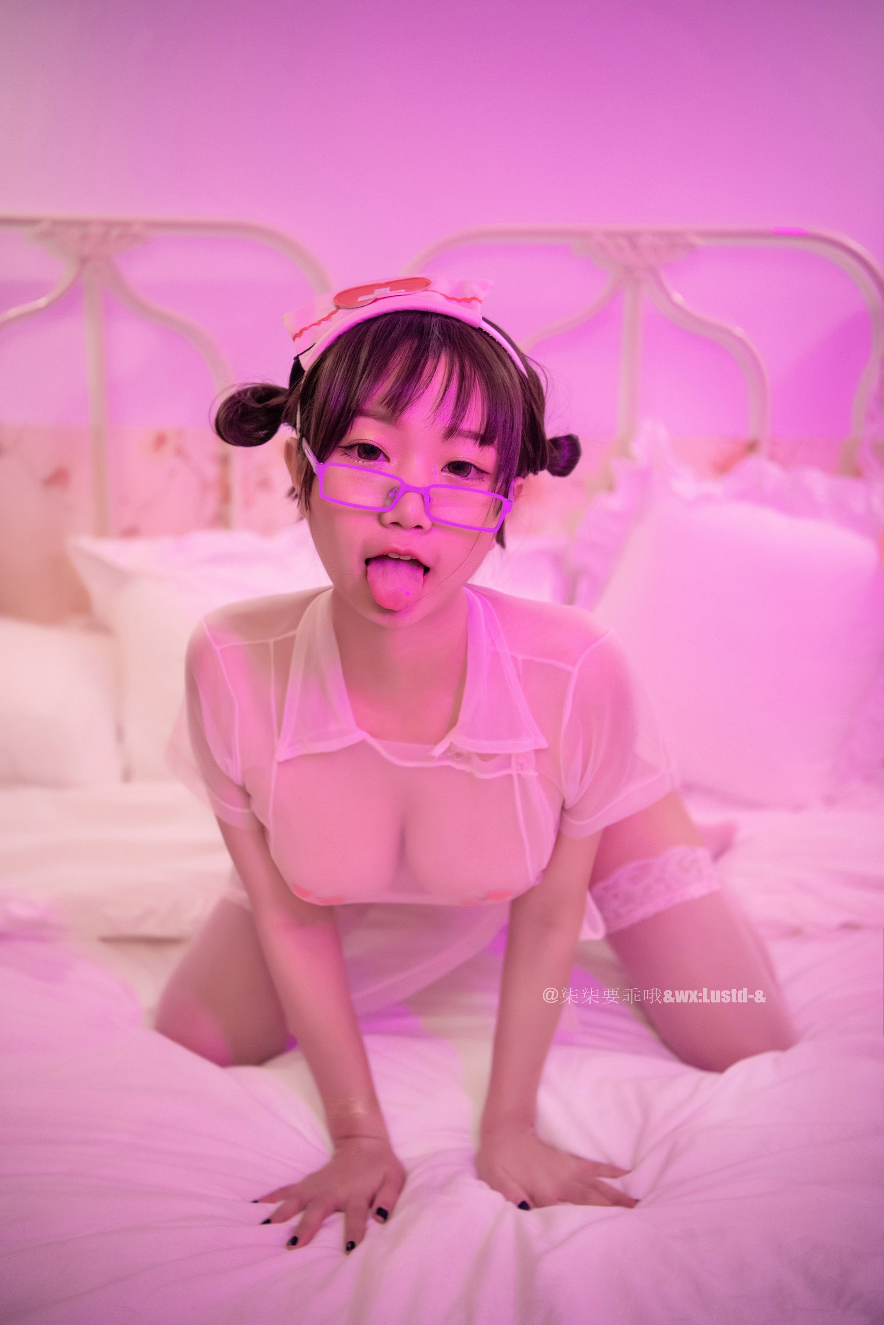 图片[8] - 柒柒要乖哦 - 粉红护士 [35P] - 机器猫次元 - 机器猫次元
