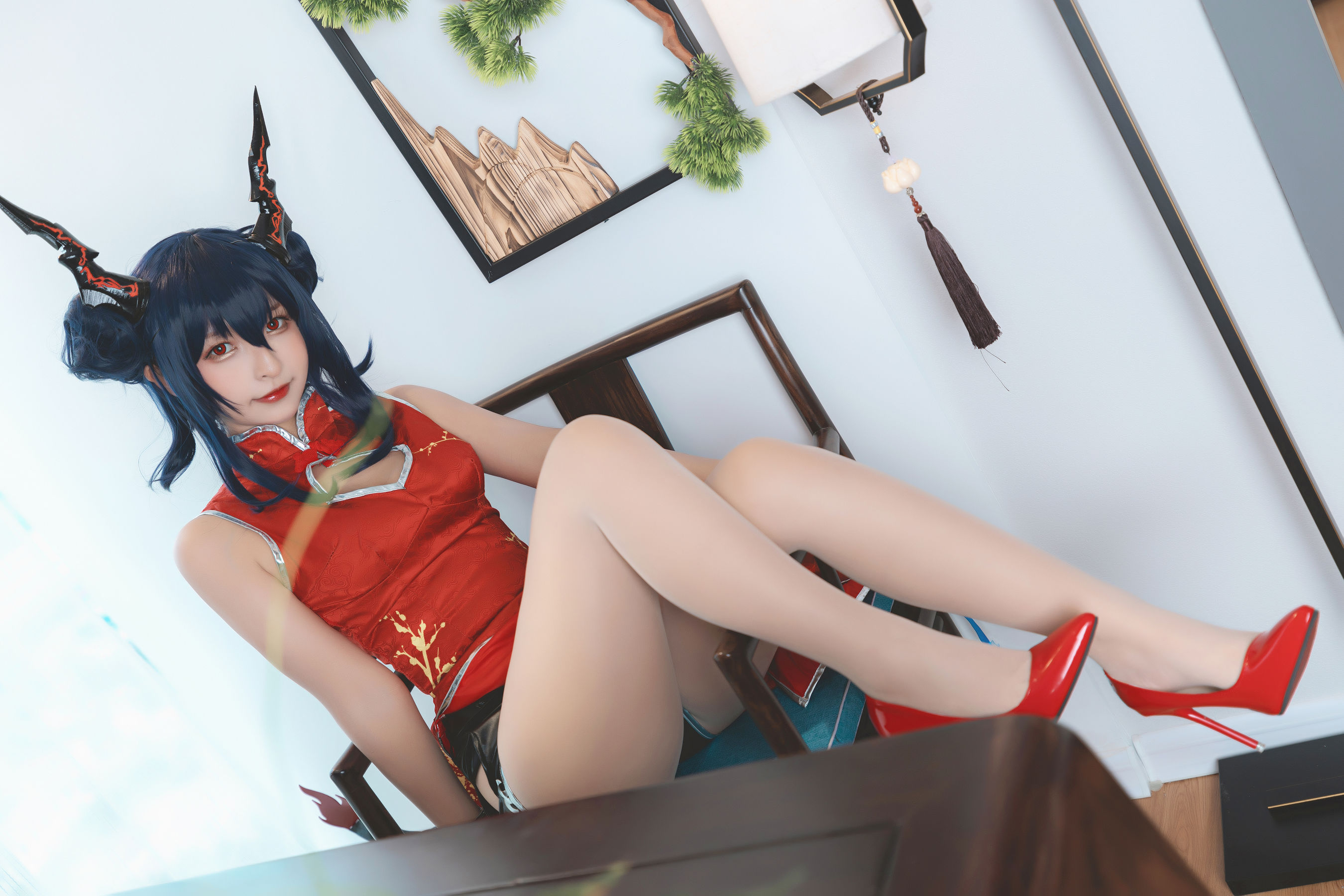图片[3] - 神楽坂真冬 - 旗袍魔女 [75P] - 机器猫次元 - 机器猫次元