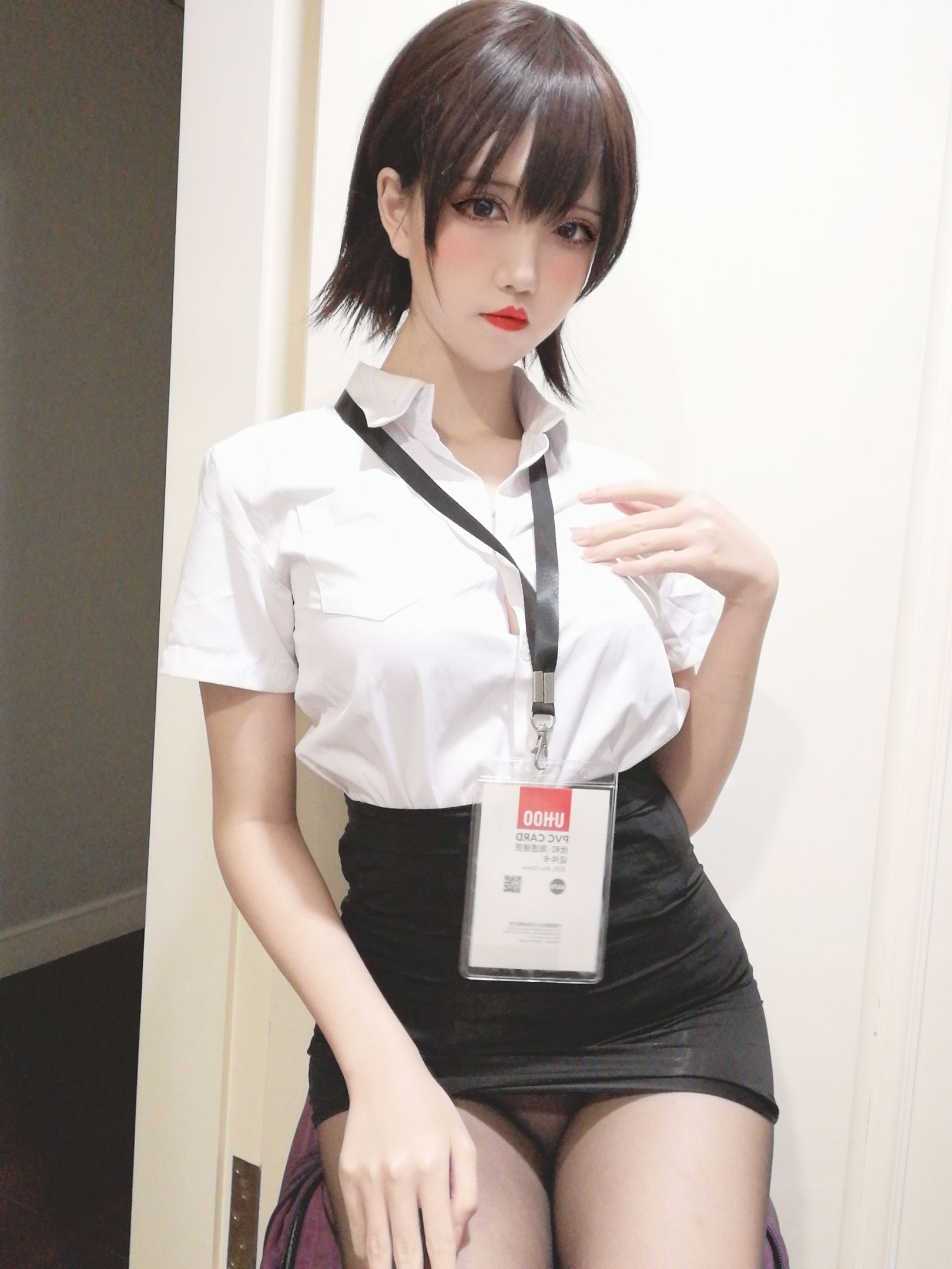 图片[1] - 鬼马少女阿薰kaOri 黑丝OL [39P] - 机器猫次元 - 机器猫次元