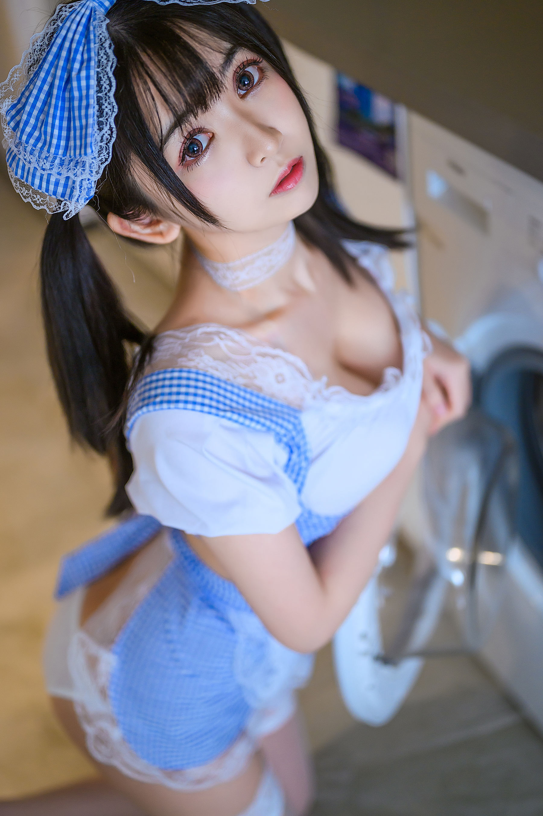 图片[1] - 鳗鱼霏儿 - 蕾丝女仆 [32P] - 机器猫次元 - 机器猫次元