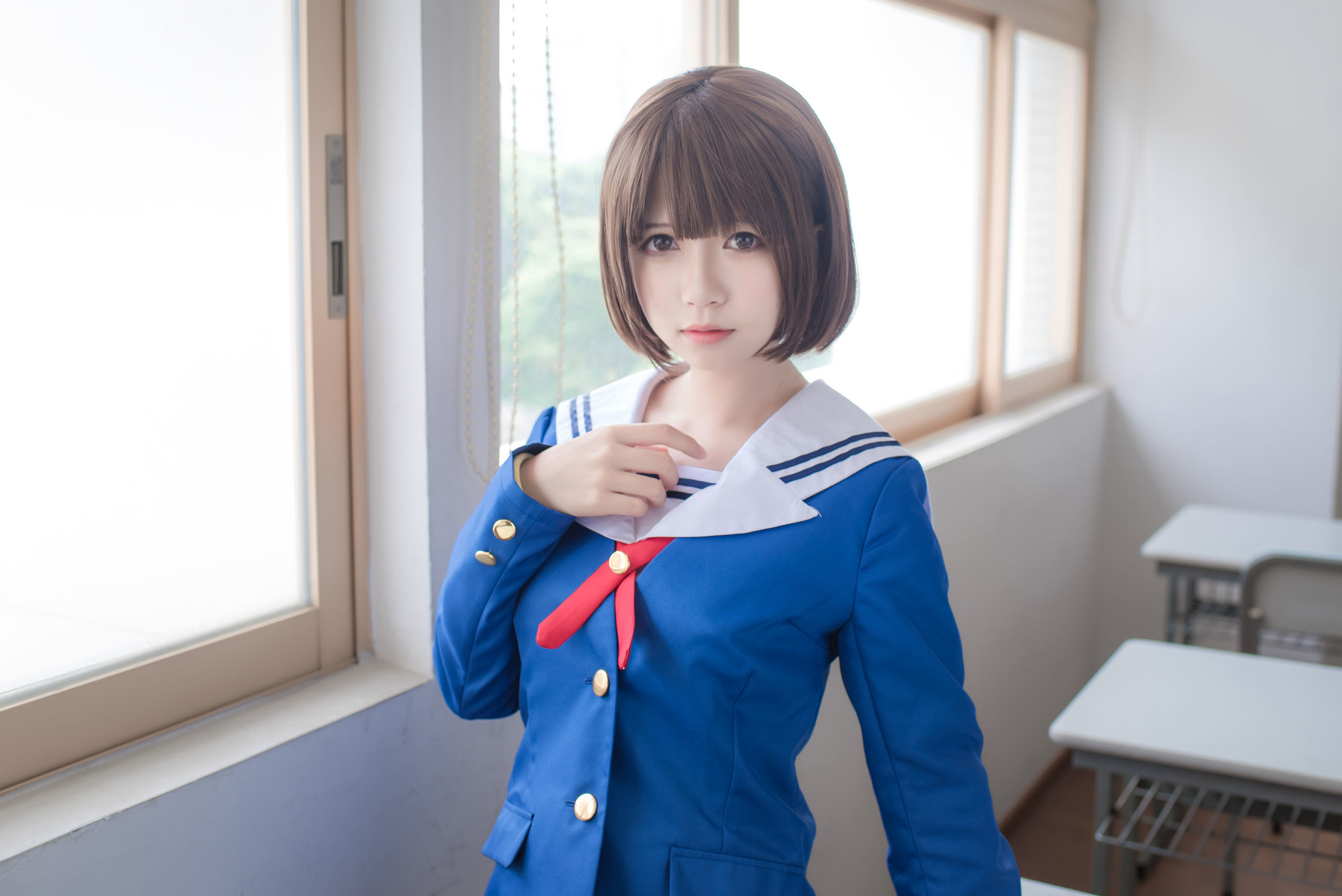 图片[2] - 白金Saki - 校服 [29P] - 机器猫次元 - 机器猫次元