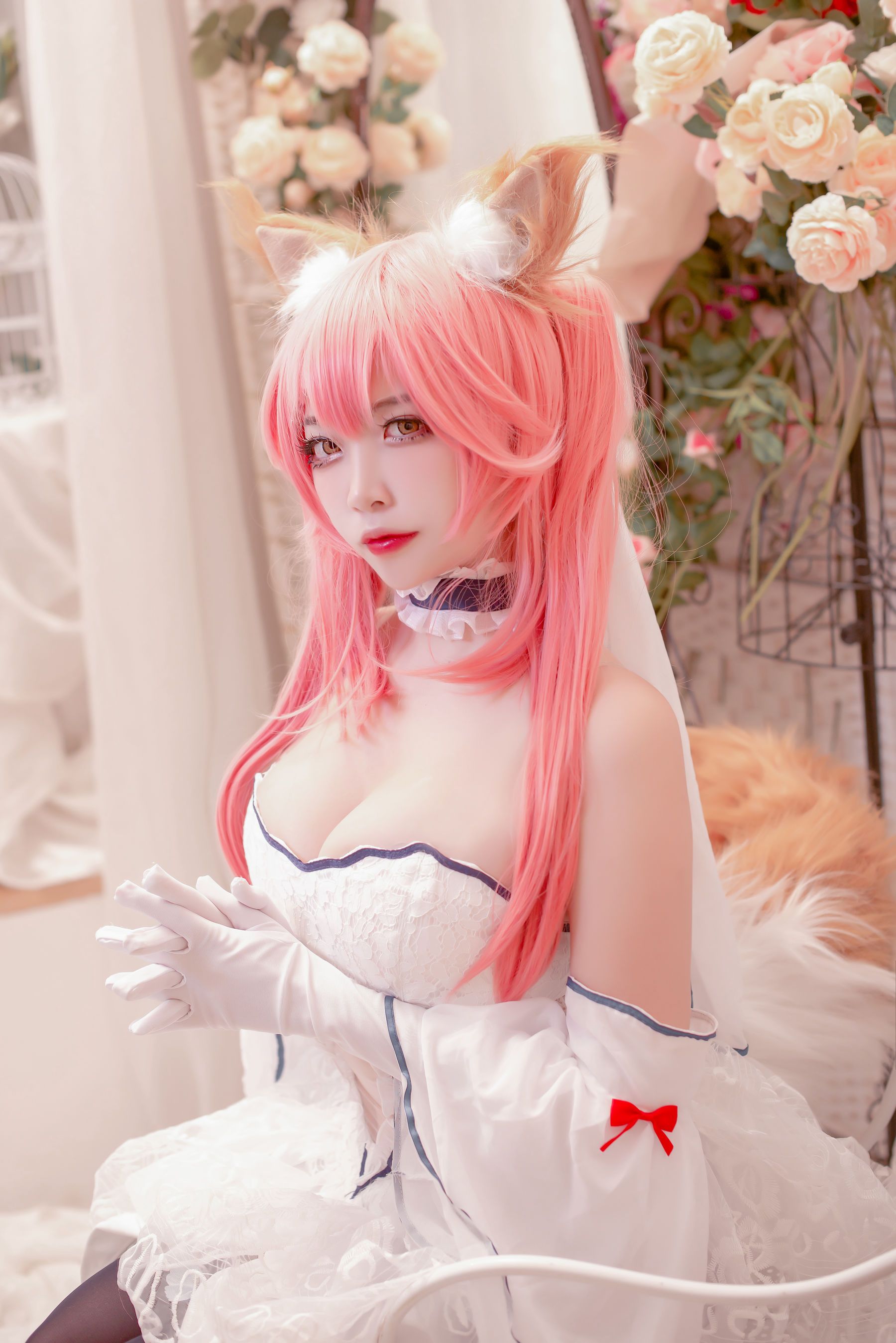 图片[2] - 二佐Nisa - fate玉藻前婚纱 [9P] - 机器猫次元 - 机器猫次元