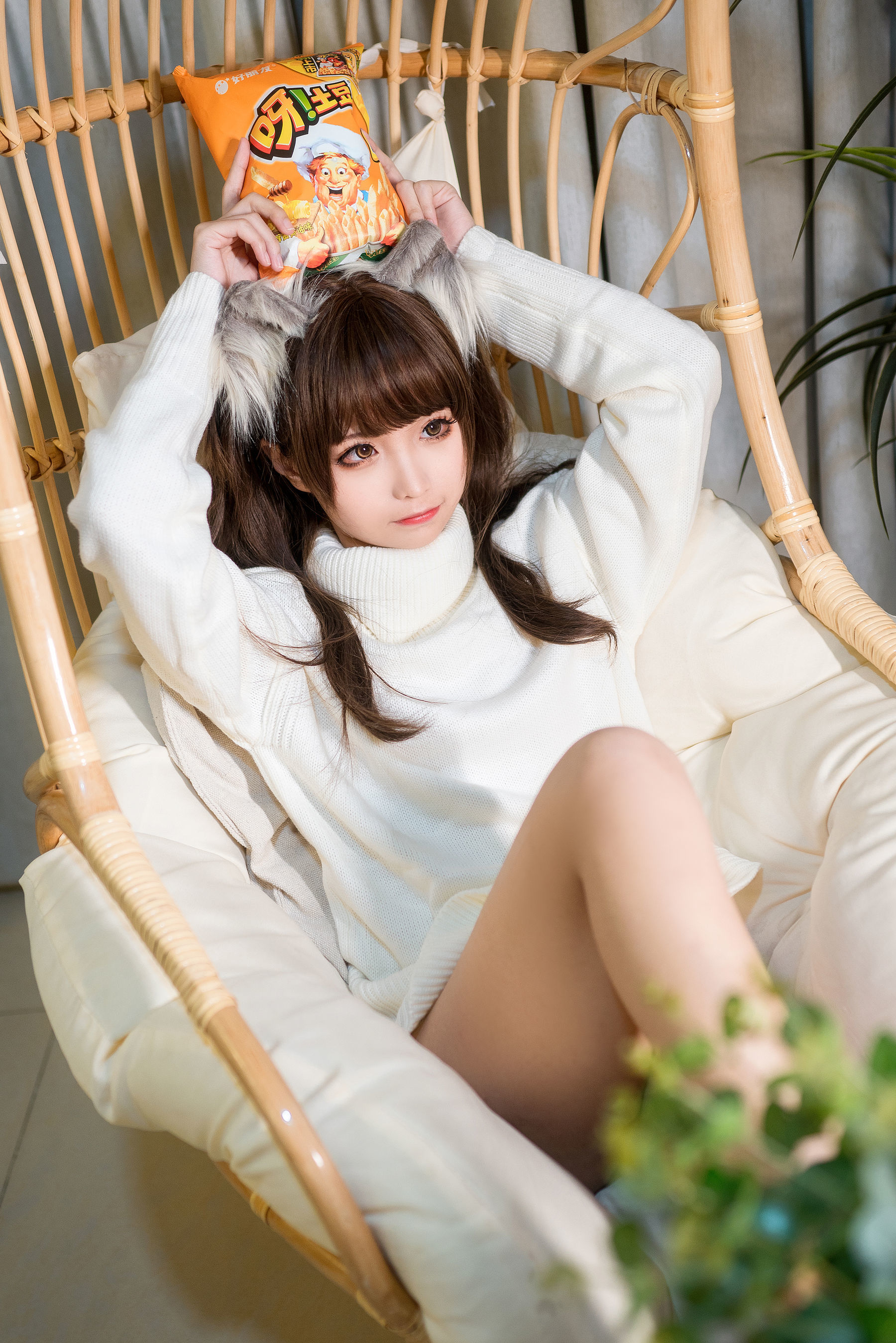 图片[3] - 蠢沫沫 白毛衣 [45P] - 机器猫次元 - 机器猫次元