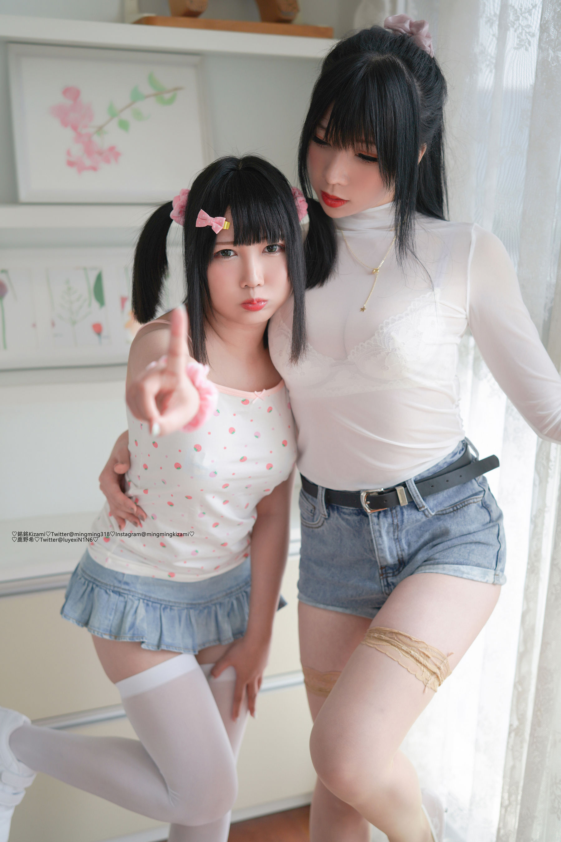 图片[1] - 銘銘Kizami Vol.25 姐妹丝情 [71P] - 机器猫次元 - 机器猫次元