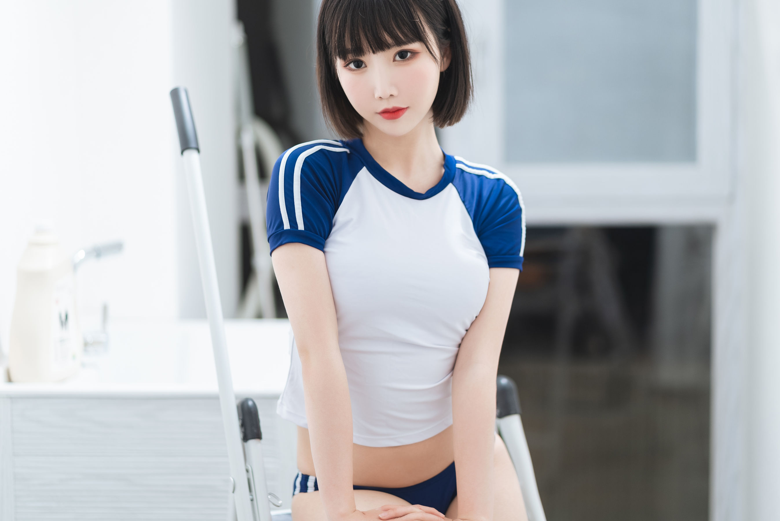 图片[1] - 面饼仙儿 - 体操服 [24P] - 机器猫次元 - 机器猫次元