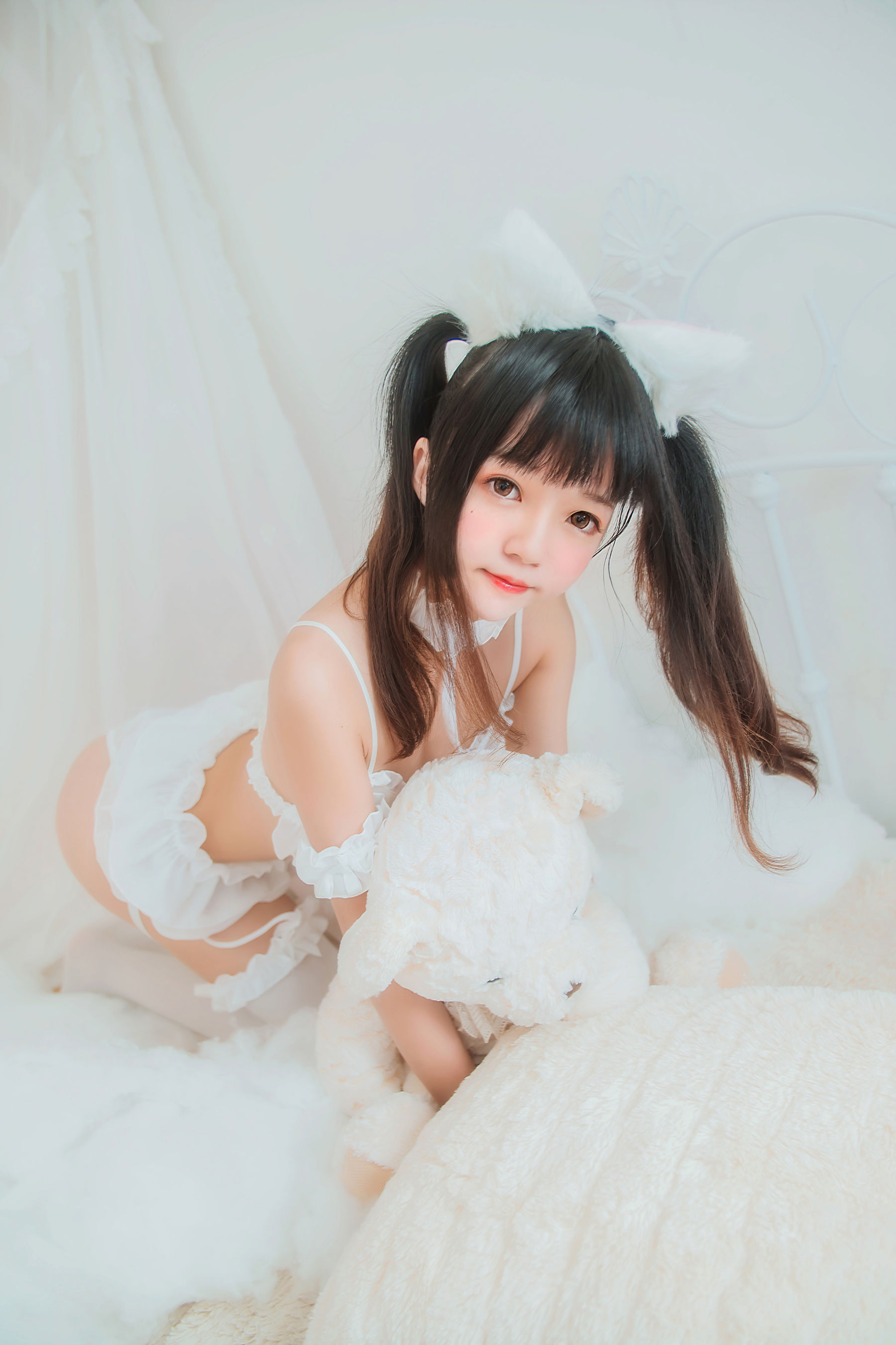 图片[1] - 桜桃喵《白猫》 [32P] - 机器猫次元 - 机器猫次元
