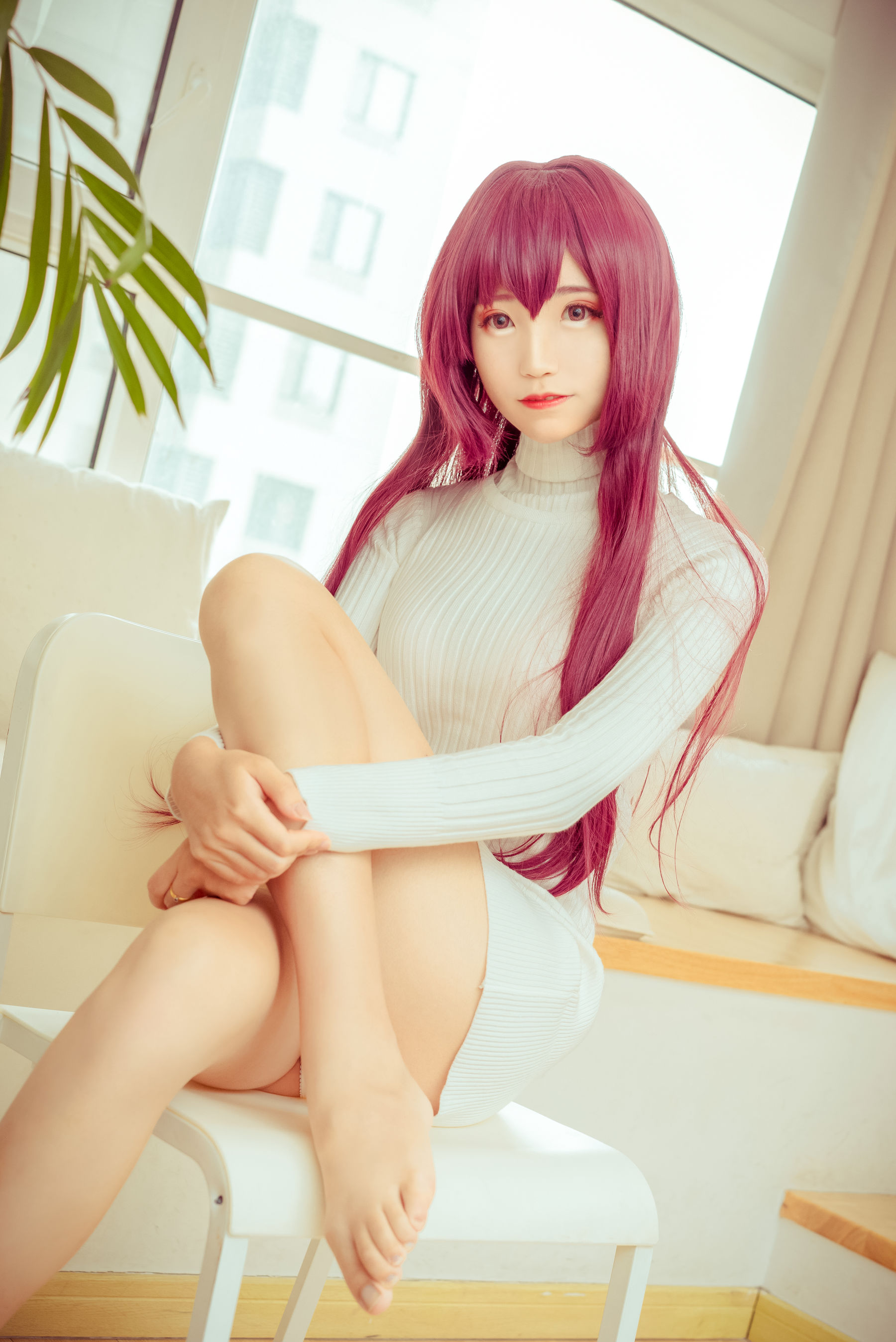 图片[1] - 然理理 - 斯卡哈毛衣 [26P] - 机器猫次元 - 机器猫次元