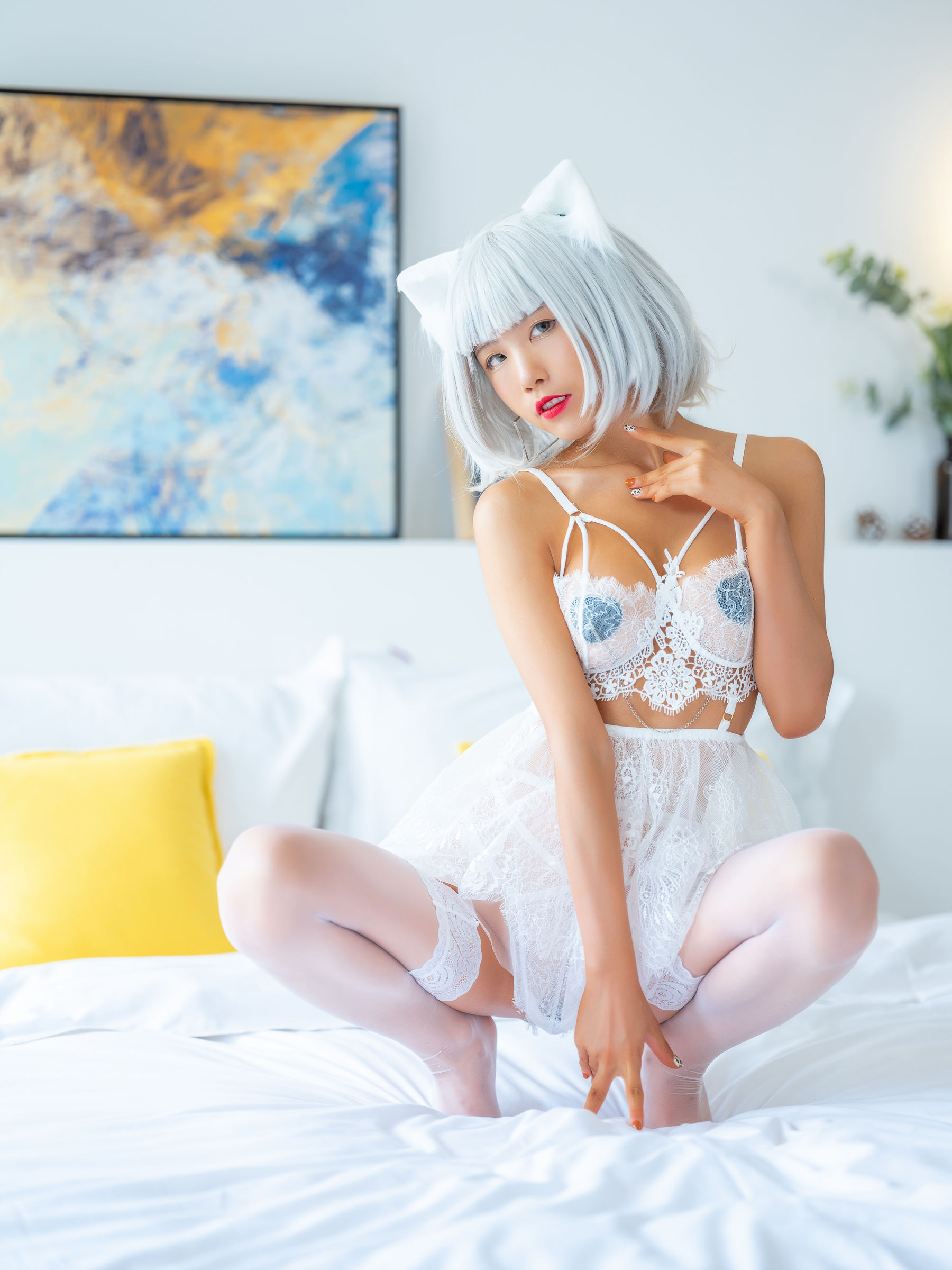 图片[7] - 水淼aqua 白猫 [52P] - 机器猫次元 - 机器猫次元