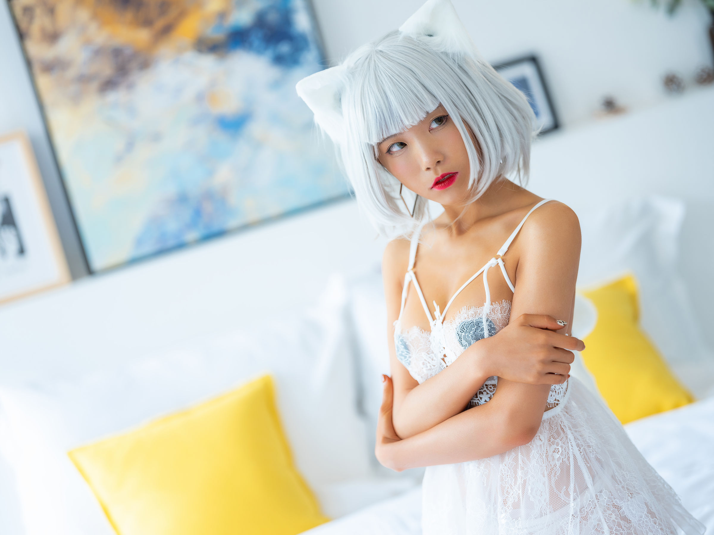 图片[5] - 水淼aqua 白猫 [52P] - 机器猫次元 - 机器猫次元