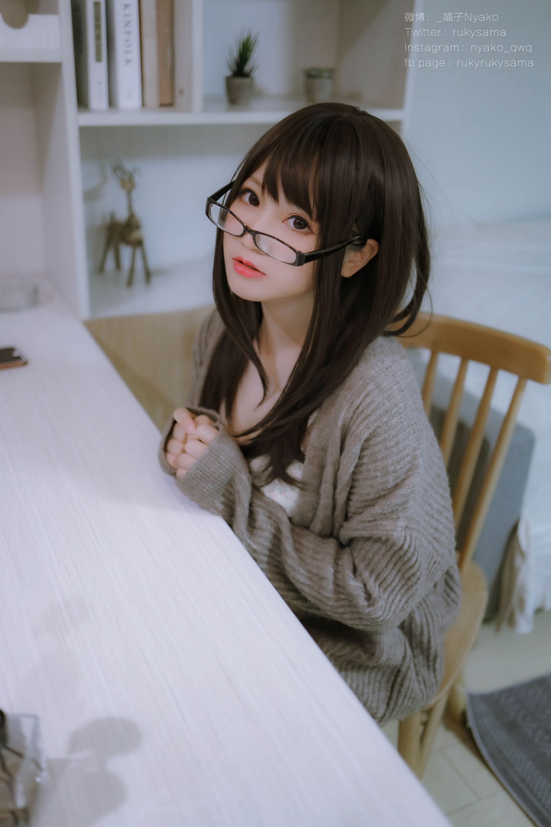图片[6] - Nyako喵子 - 妄想彼女との同棲生活 之 便服系列 [73P] - 机器猫次元 - 机器猫次元
