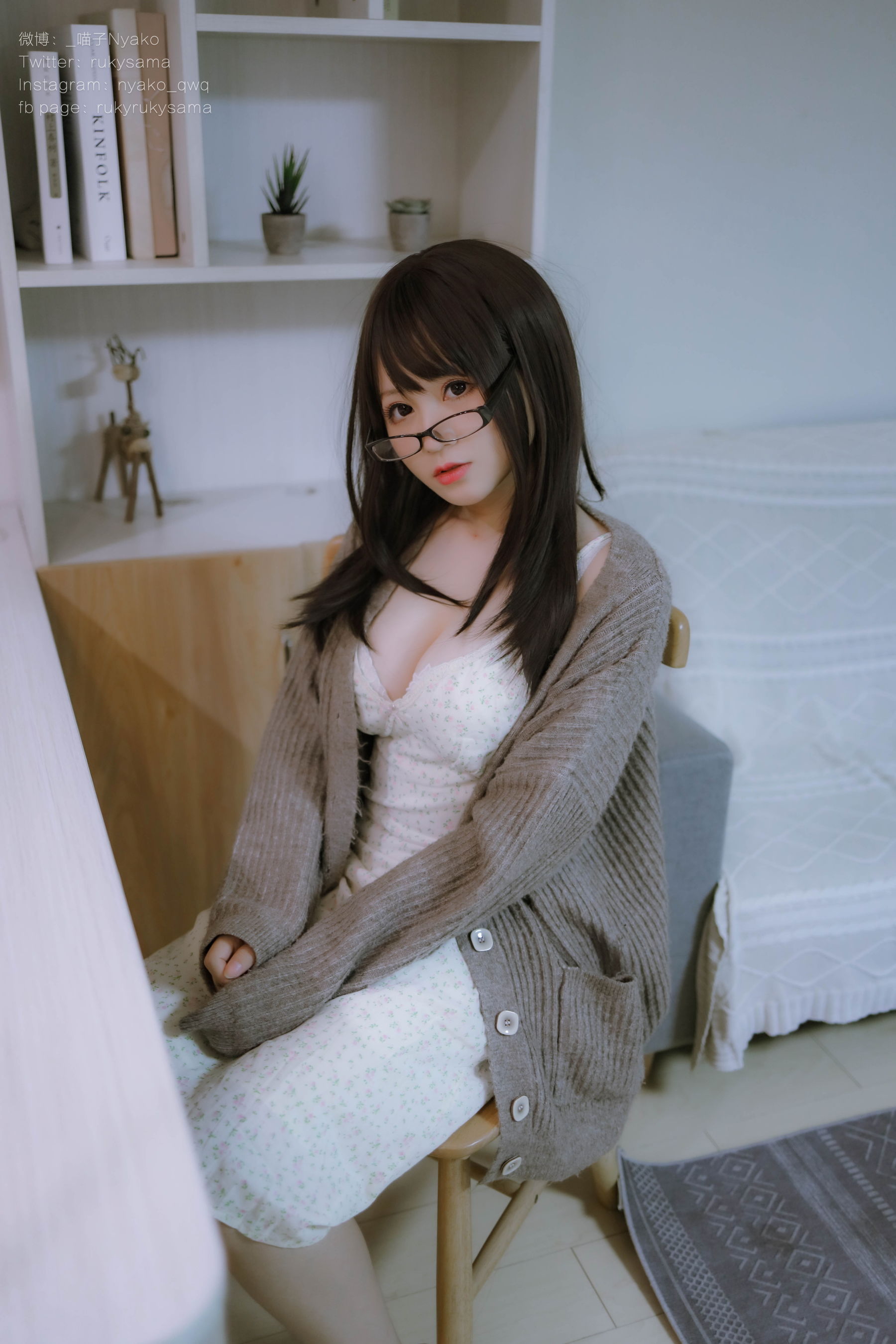 图片[2] - Nyako喵子 - 妄想彼女との同棲生活 之 便服系列 [73P] - 机器猫次元 - 机器猫次元