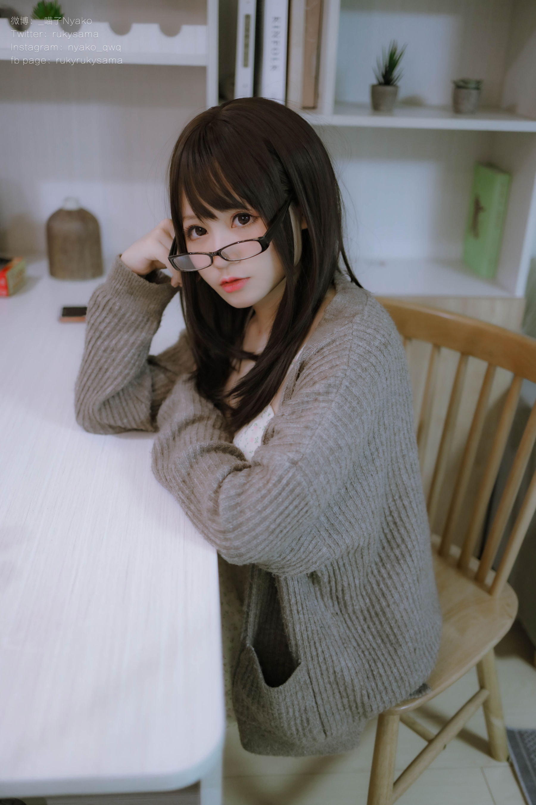 图片[1] - Nyako喵子 - 妄想彼女との同棲生活 之 便服系列 [73P] - 机器猫次元 - 机器猫次元