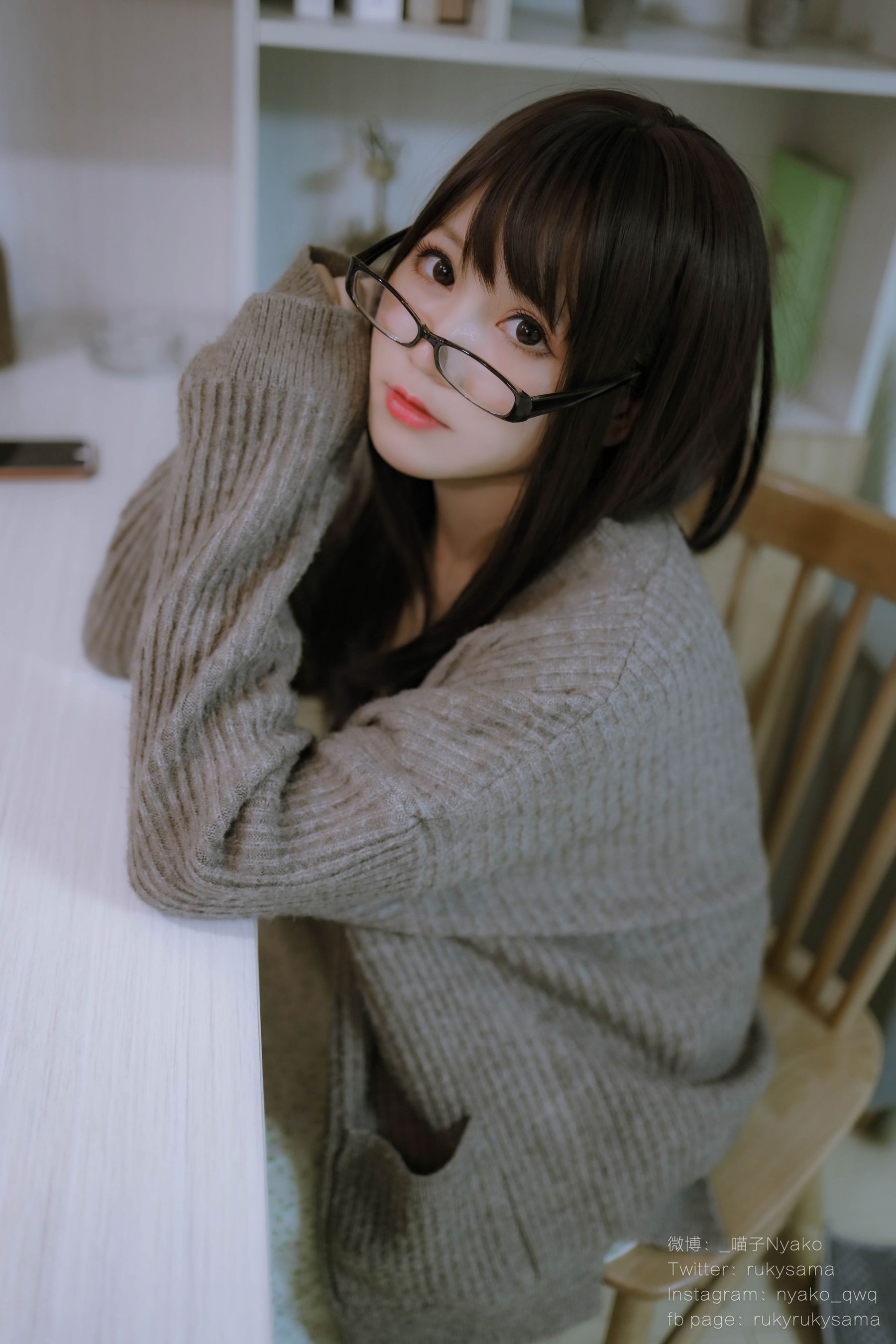 图片[3] - Nyako喵子 - 妄想彼女との同棲生活 之 便服系列 [73P] - 机器猫次元 - 机器猫次元