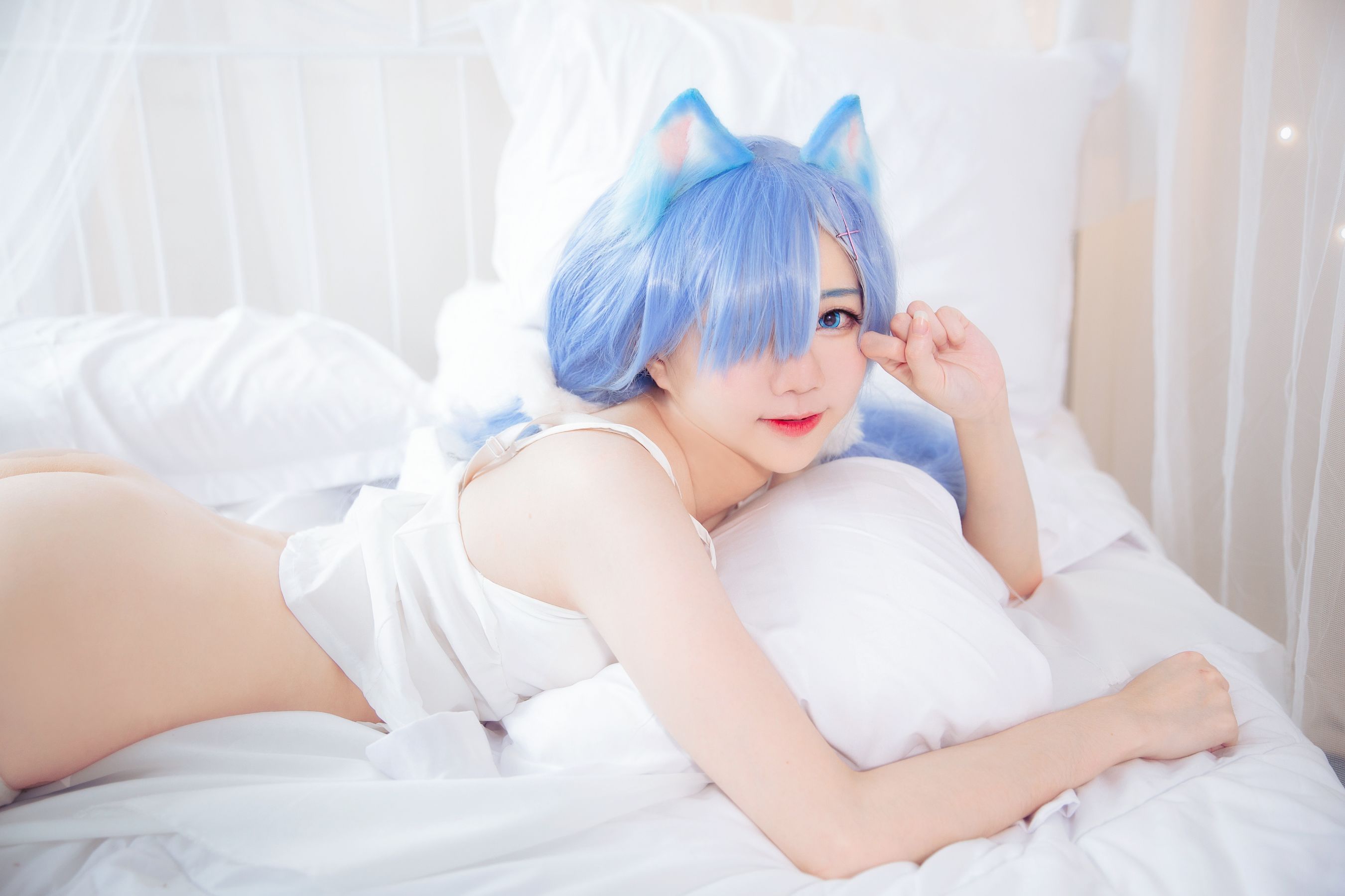 图片[6] - Sally Dorasnow - Rem White Kitty [49P] - 机器猫次元 - 机器猫次元