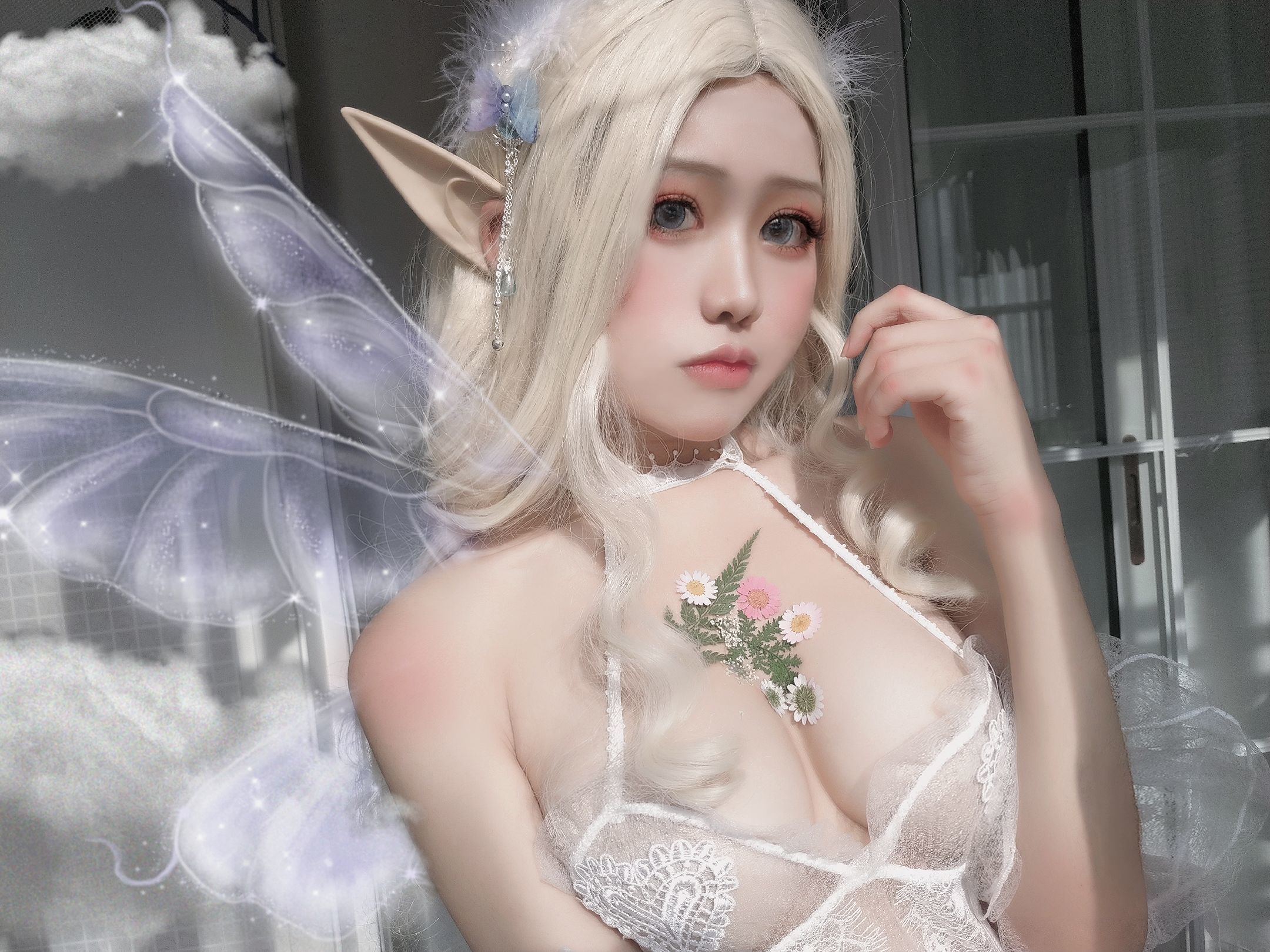 图片[5] - 一笑芳香沁写真 少女与花 [25P] - 机器猫次元 - 机器猫次元